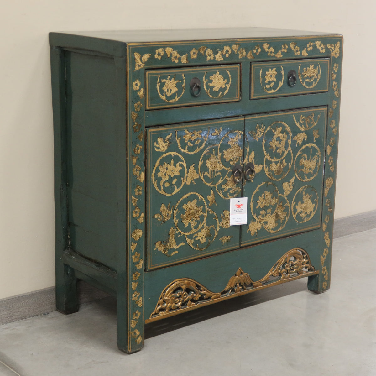 CREDENZINO CINESE DELLO SHANXI DECORATO