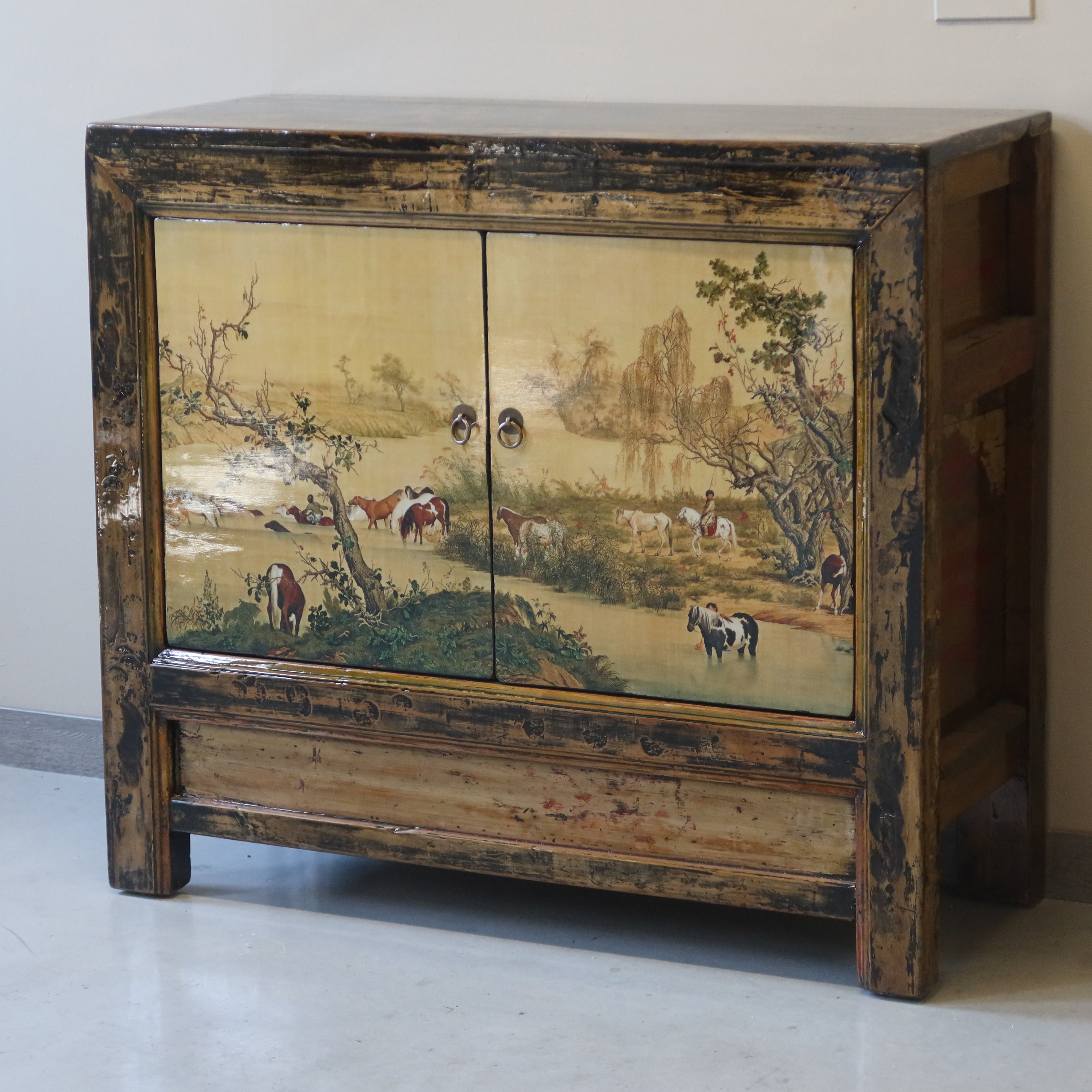 MADIETTA MONGOLIA DECORO SU TELA