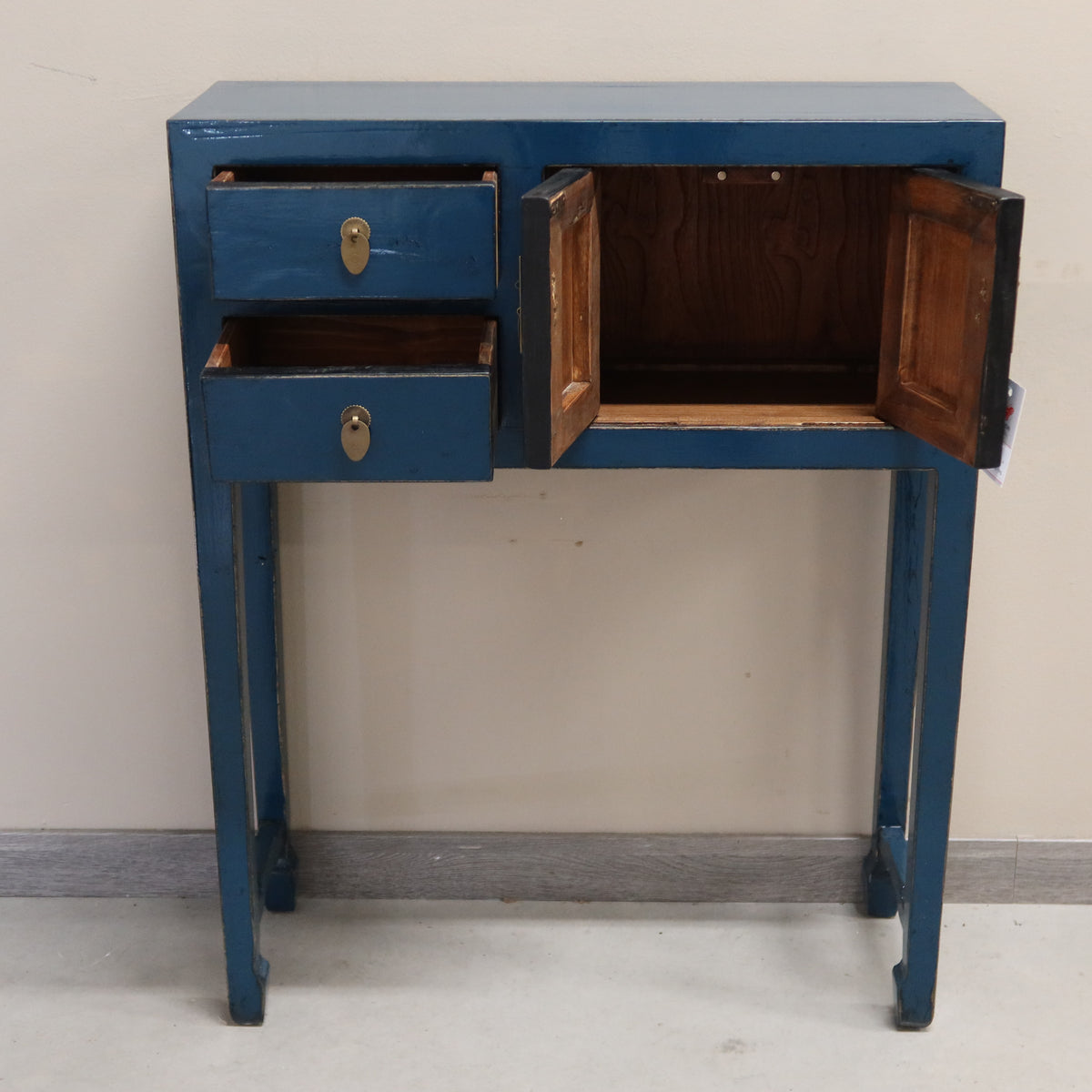 CONSOLINA CINESE LACCA BLU