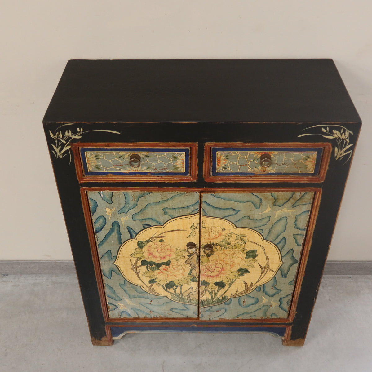 CREDENZINO MONGOLIA DECORATO