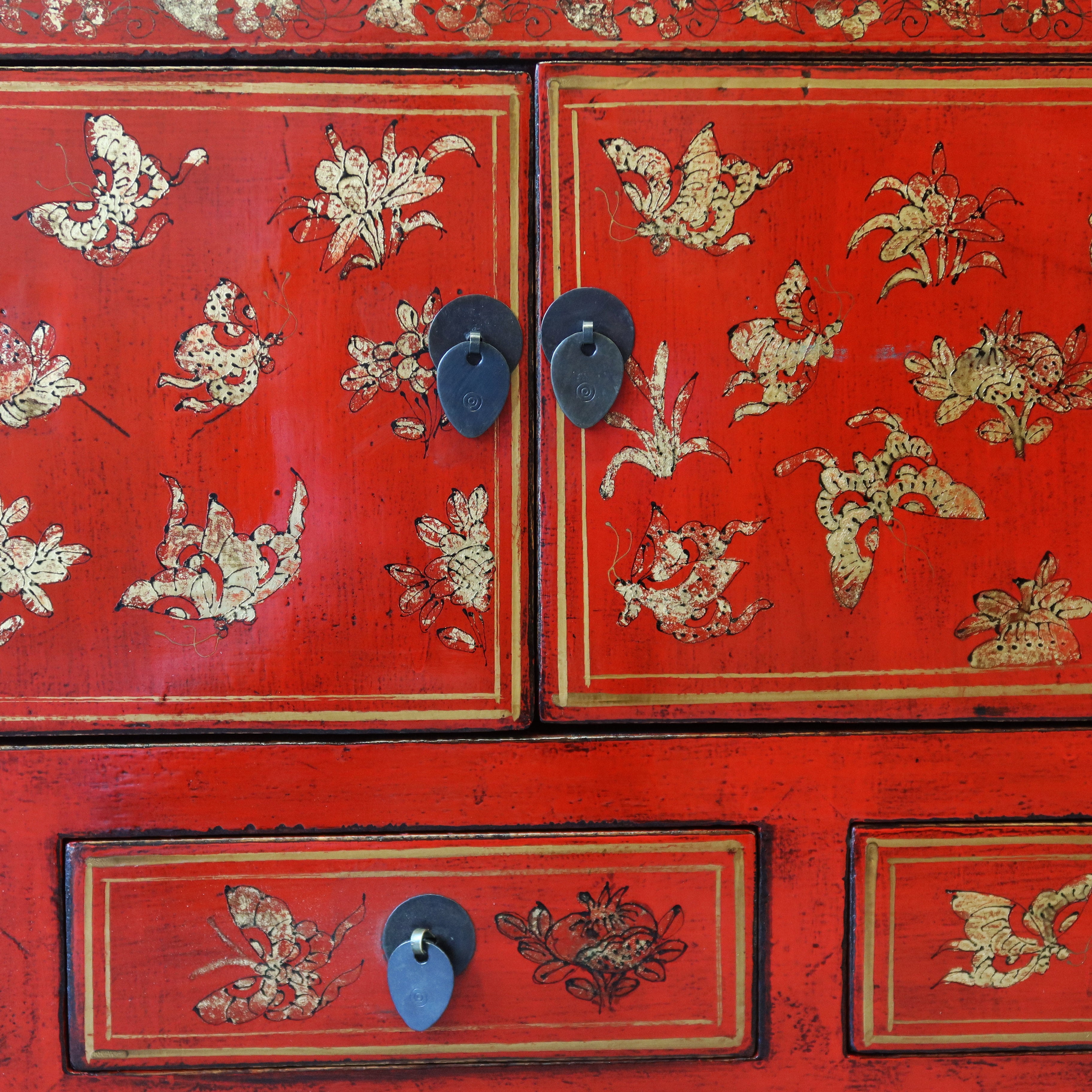 CASSAPANCA DECORATA CINESE DELLO SHANXI