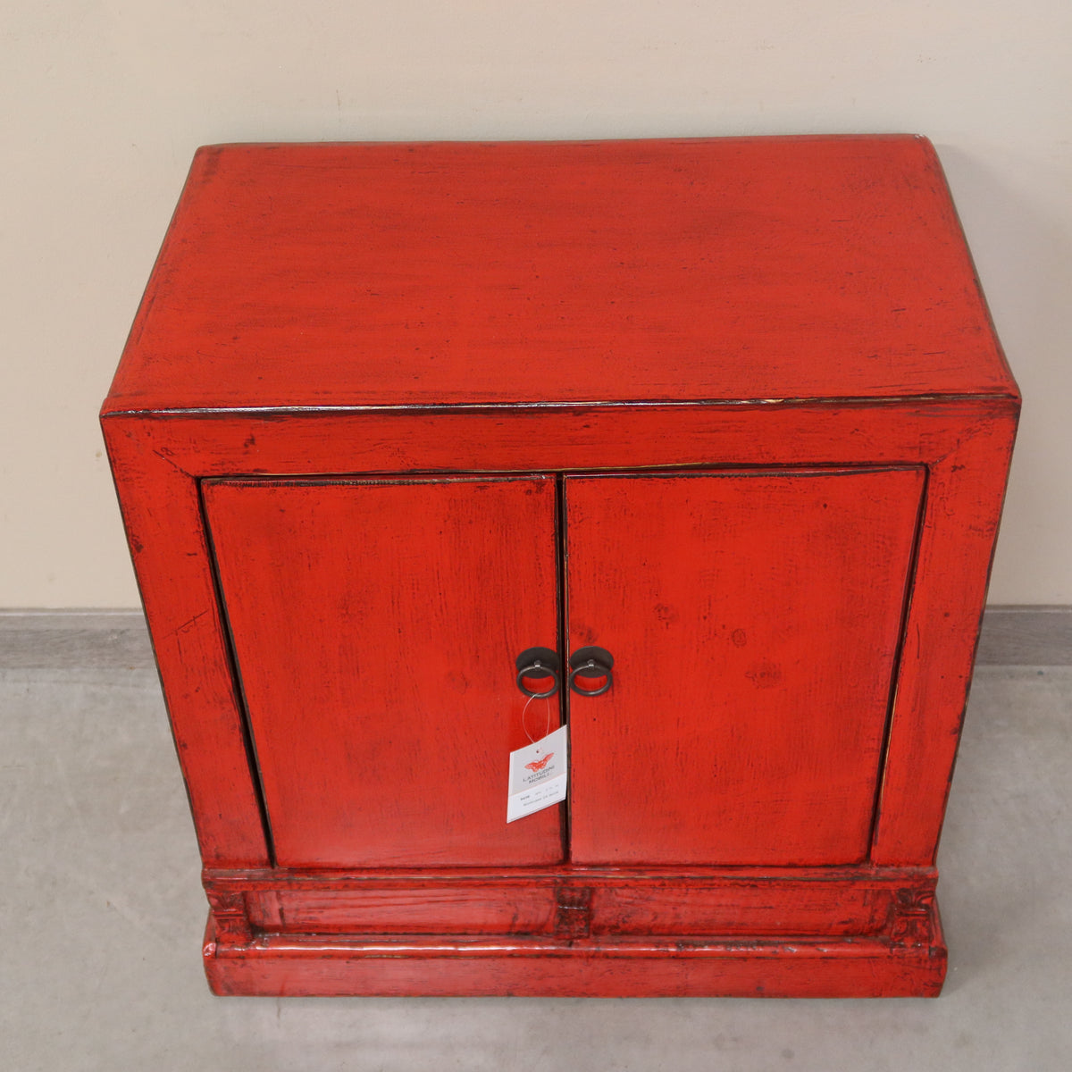 STIPO BOOKCASE IN LACCA ROSSA