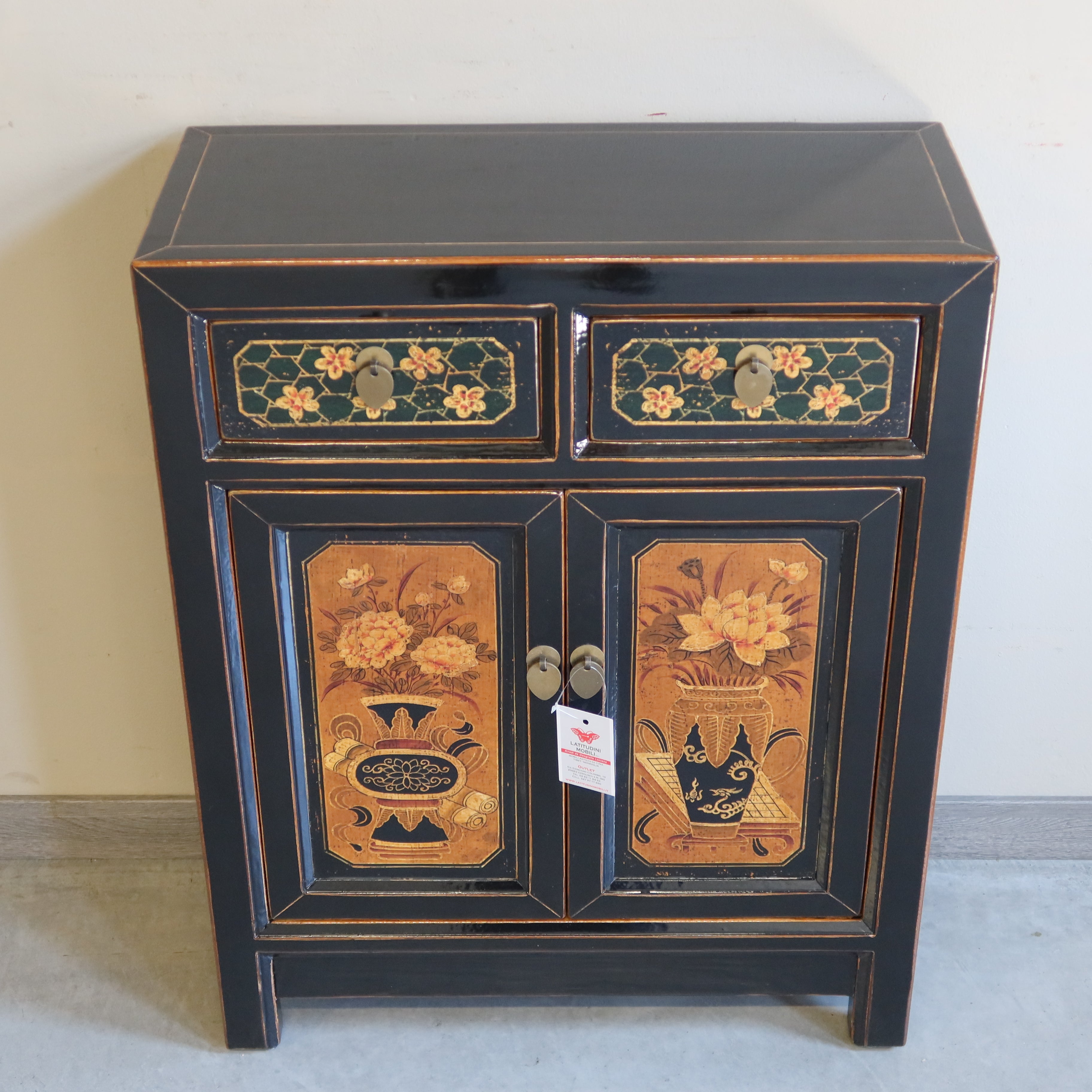 CREDENZINO MONGOLIA DECORATO
