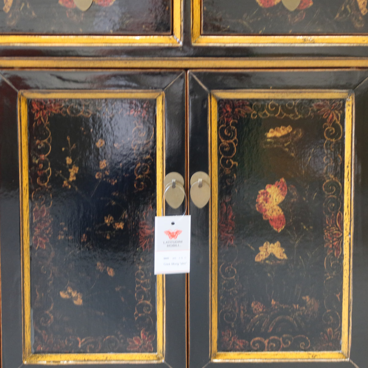 CREDENZINO MONGOLIA DECORATO
