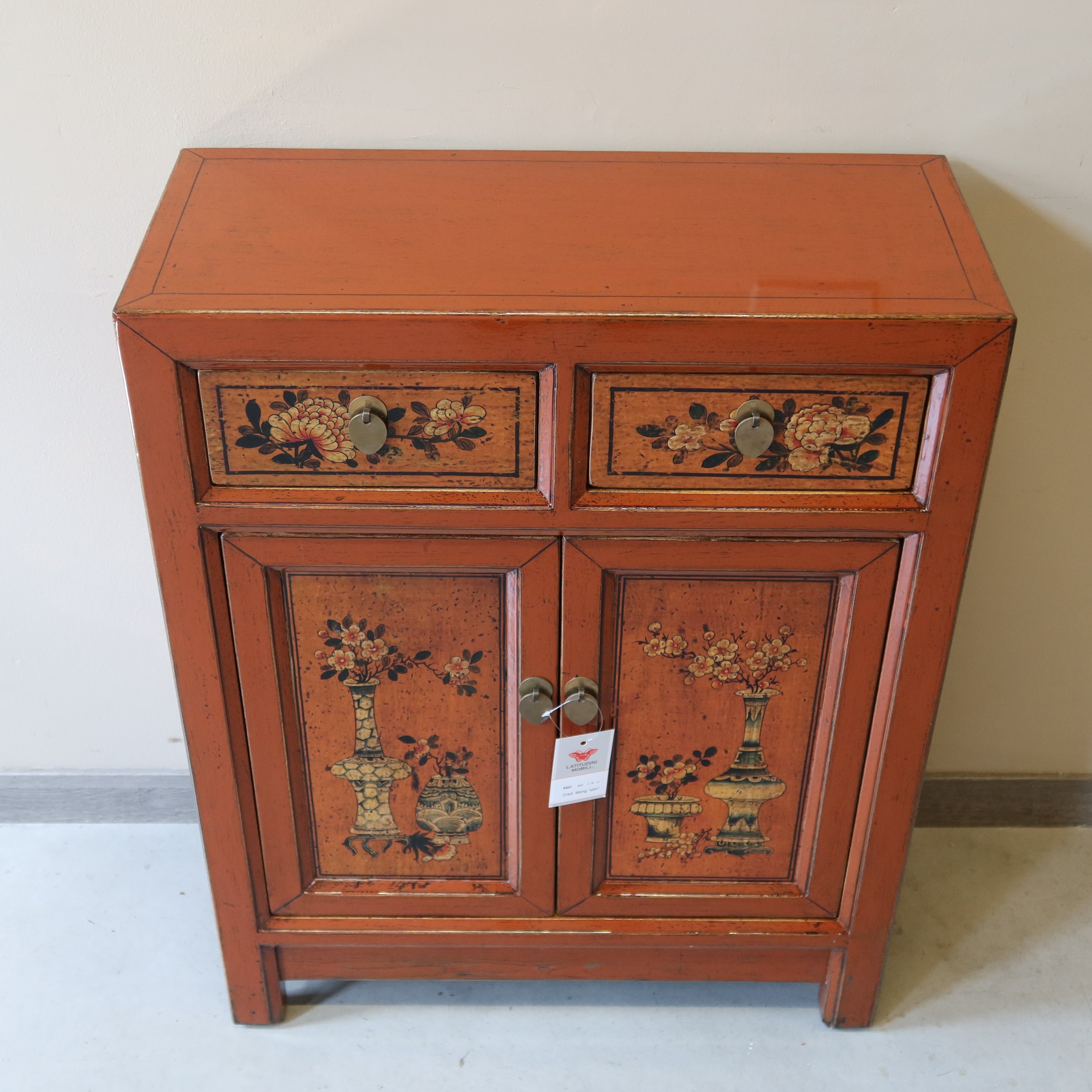 CREDENZINO MONGOLIA DECORATO