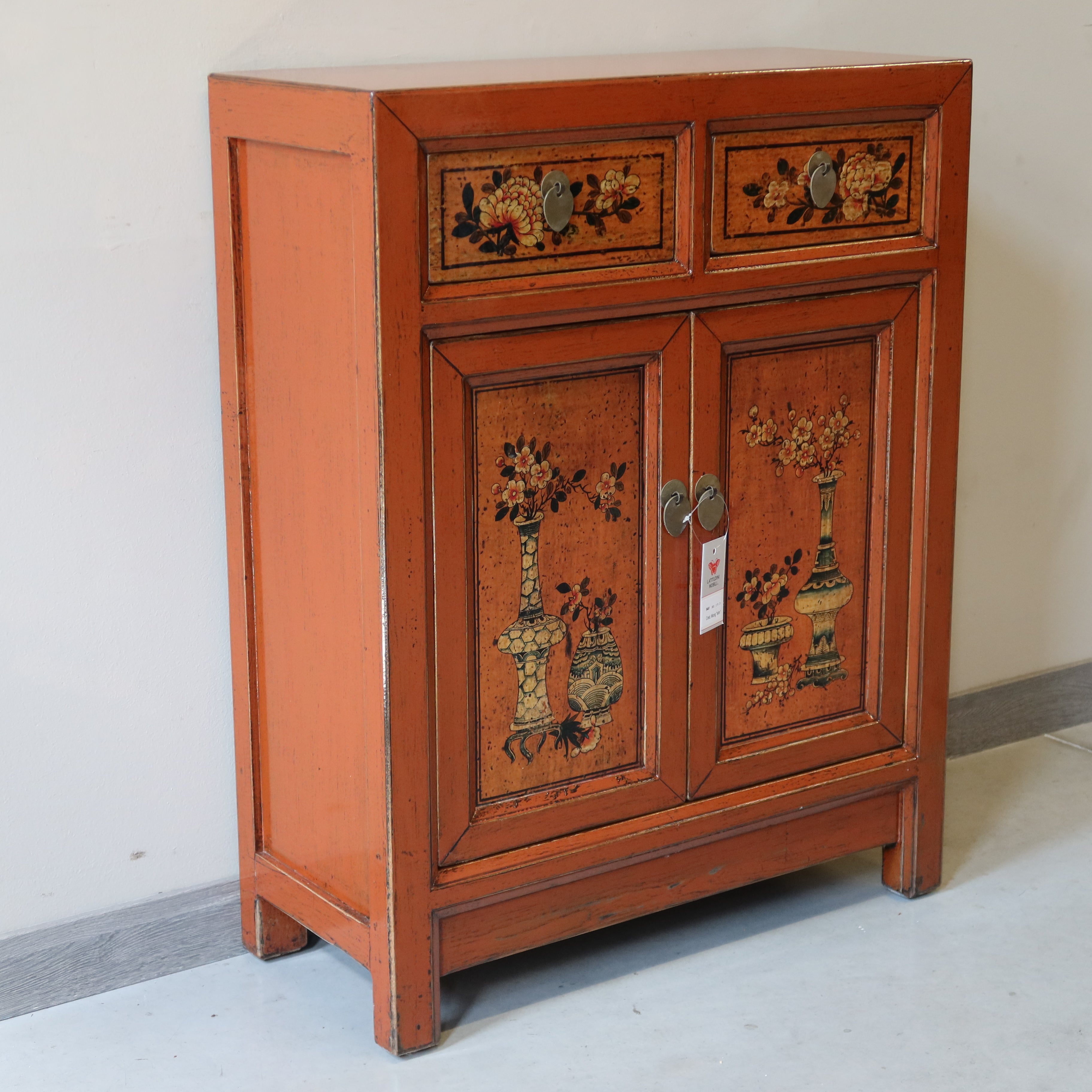 CREDENZINO MONGOLIA DECORATO