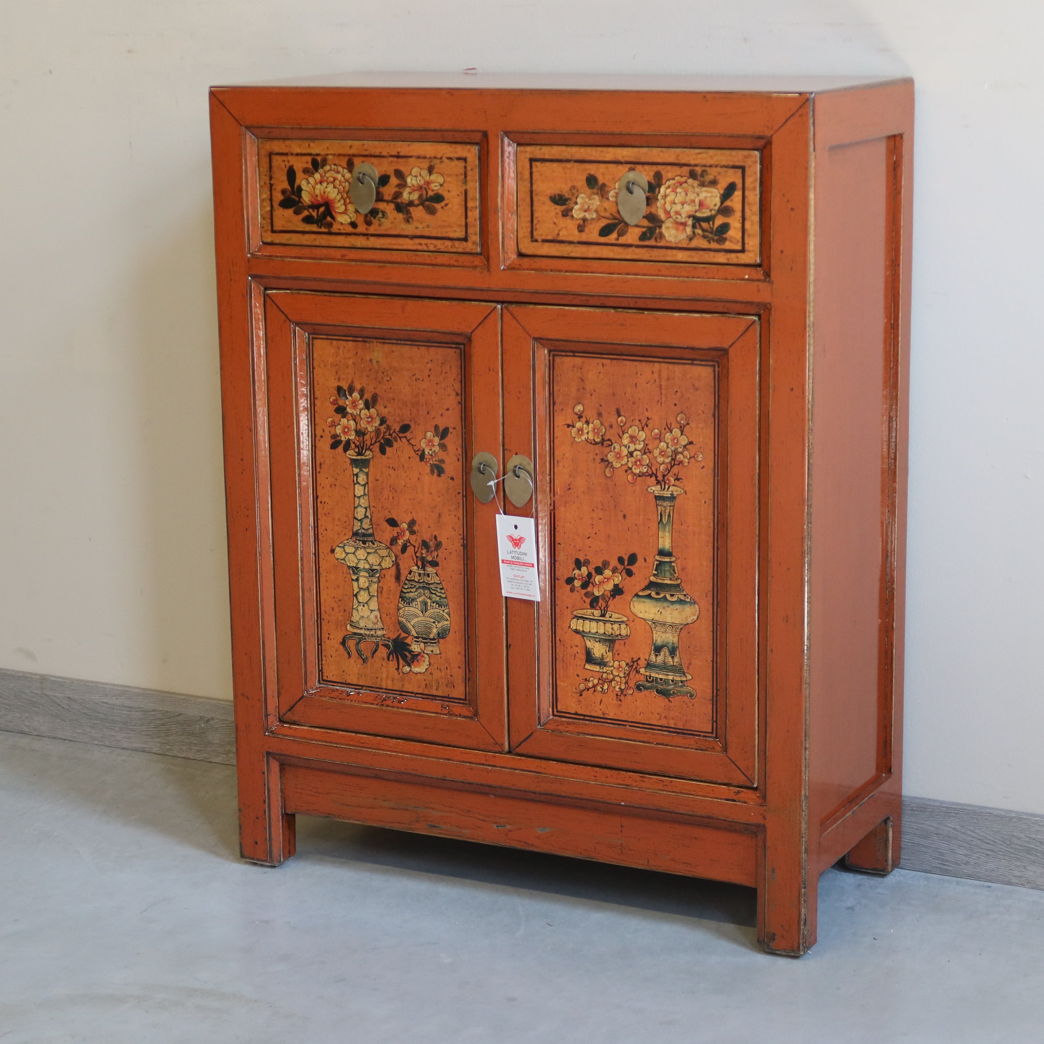 CREDENZINO MONGOLIA DECORATO