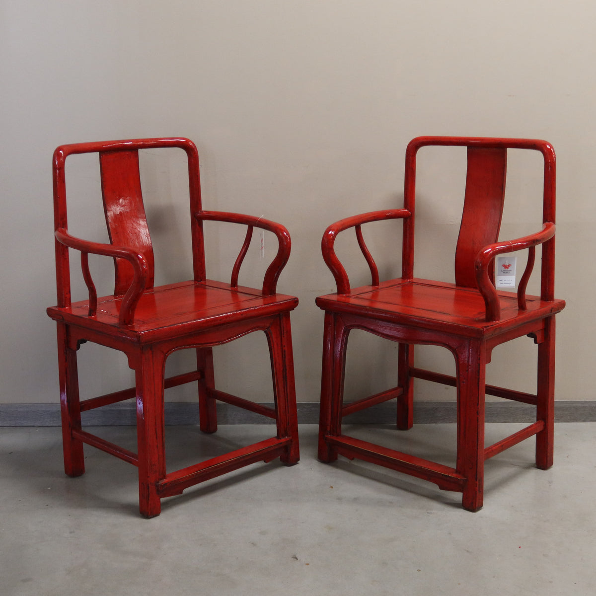 SEDIA DELLO SHANDONG LACCA ROSSA