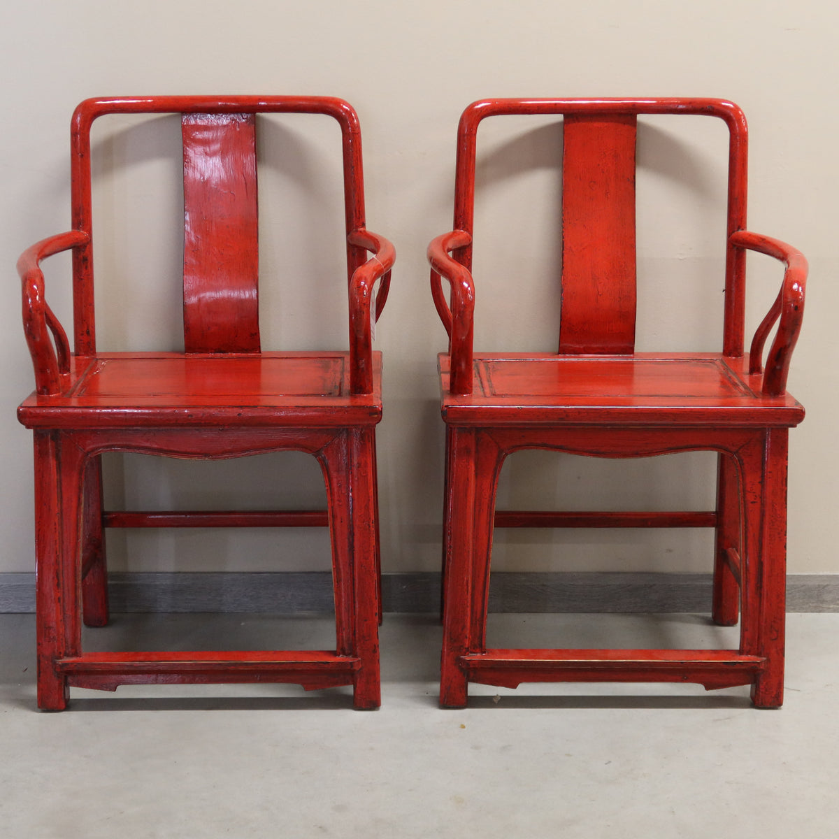 SEDIA DELLO SHANDONG LACCA ROSSA