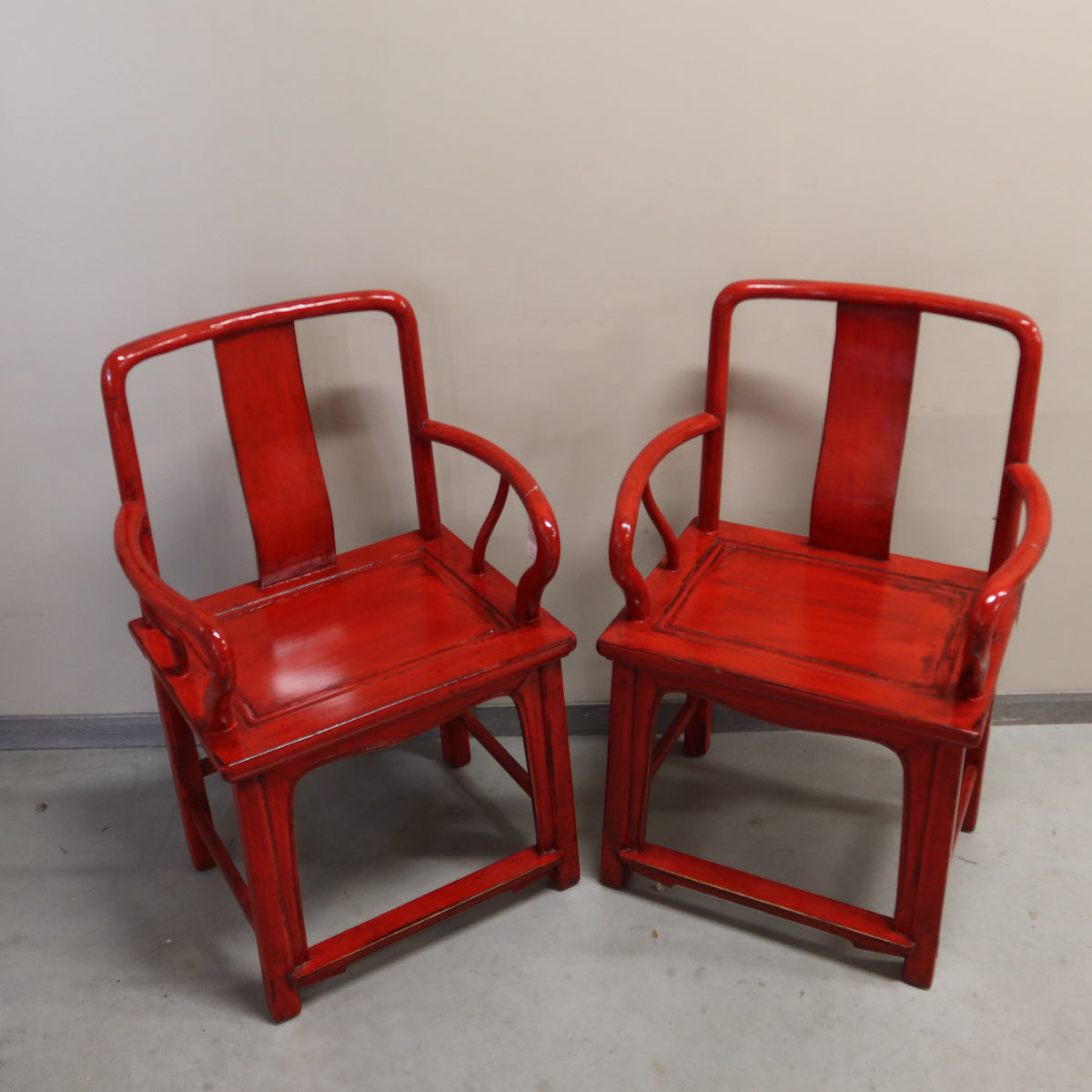 SEDIA DELLO SHANDONG LACCA ROSSA