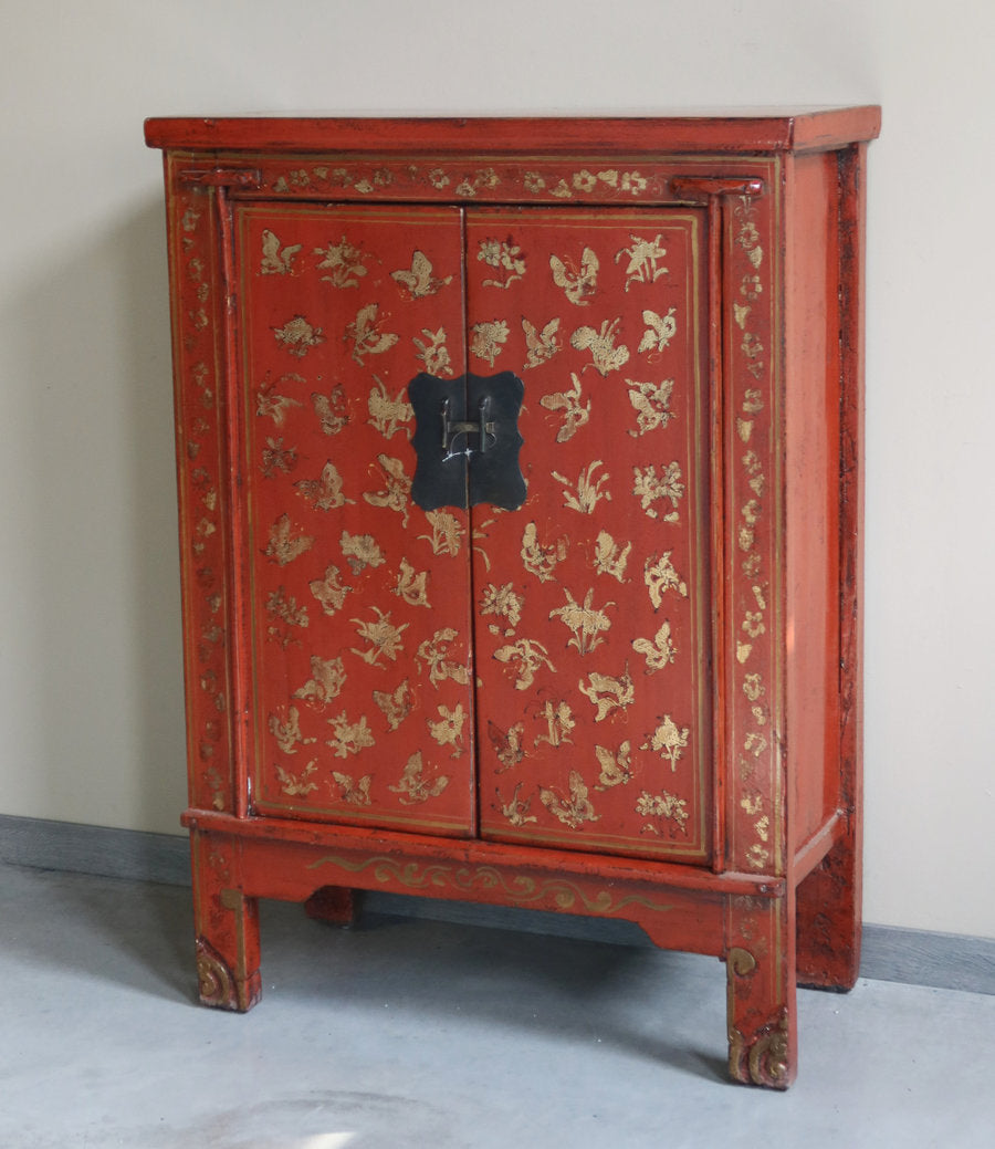 ALTA CREDENZA SHANXI IN LACCA DECORATA