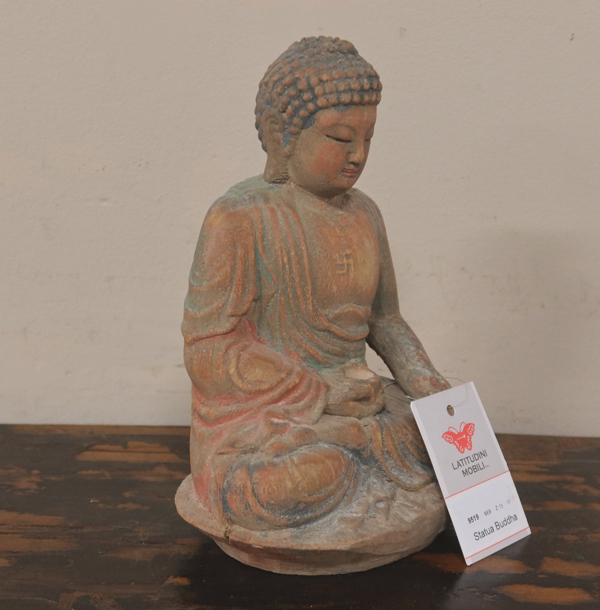 STATUETTA LIGNEA BUDDHA