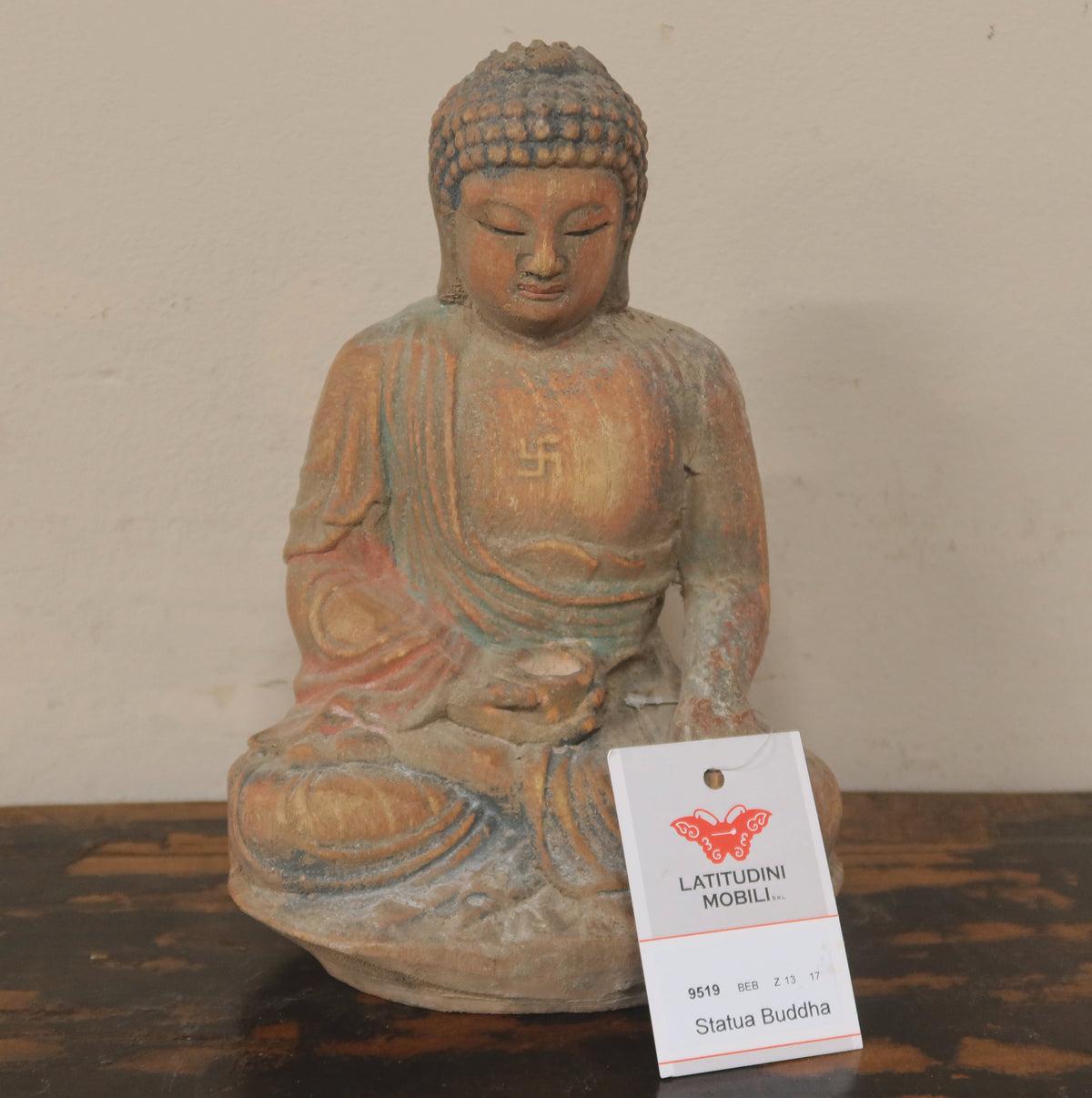 STATUETTA LIGNEA BUDDHA