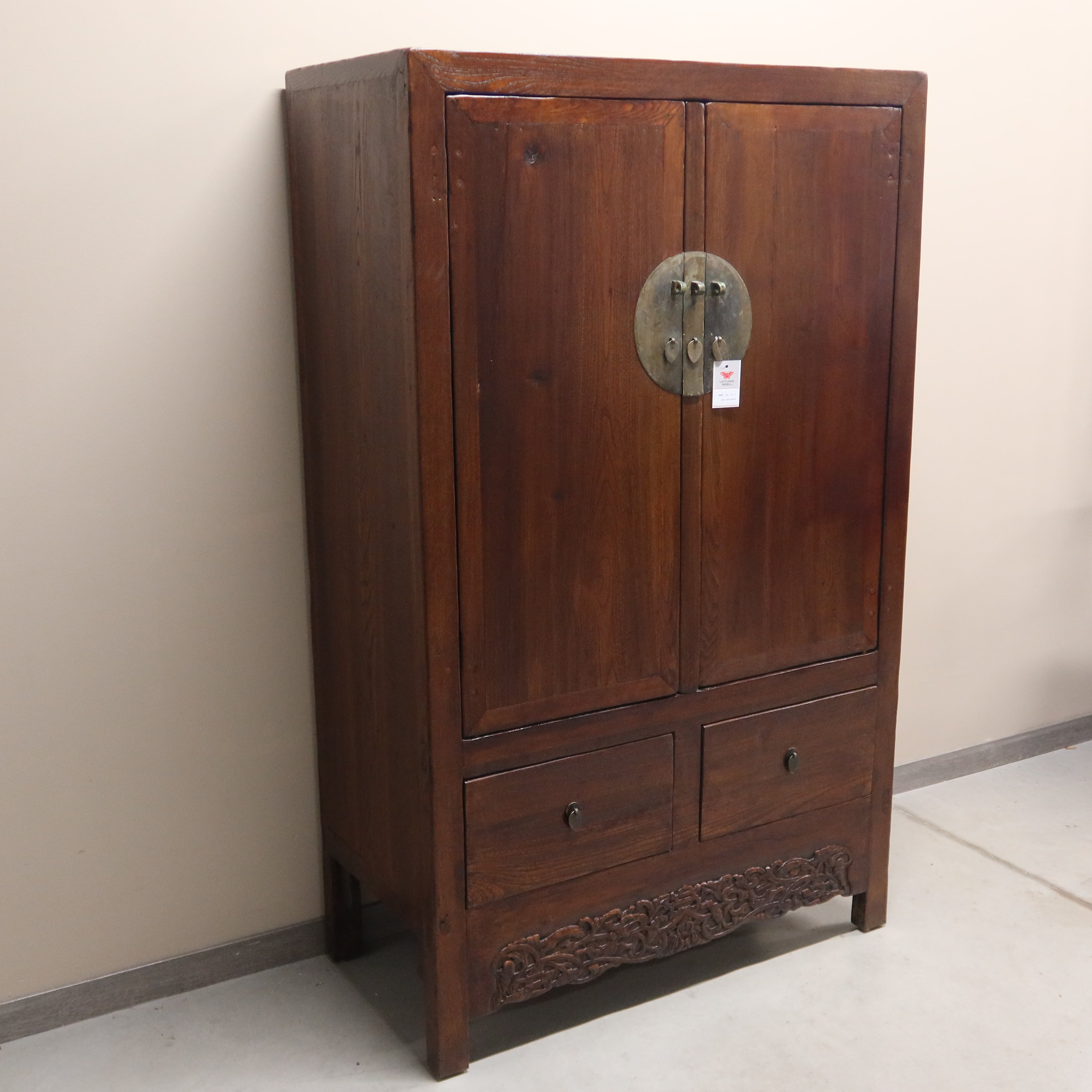 ARMADIO CINESE DELLO SHANDONG IN OLMO