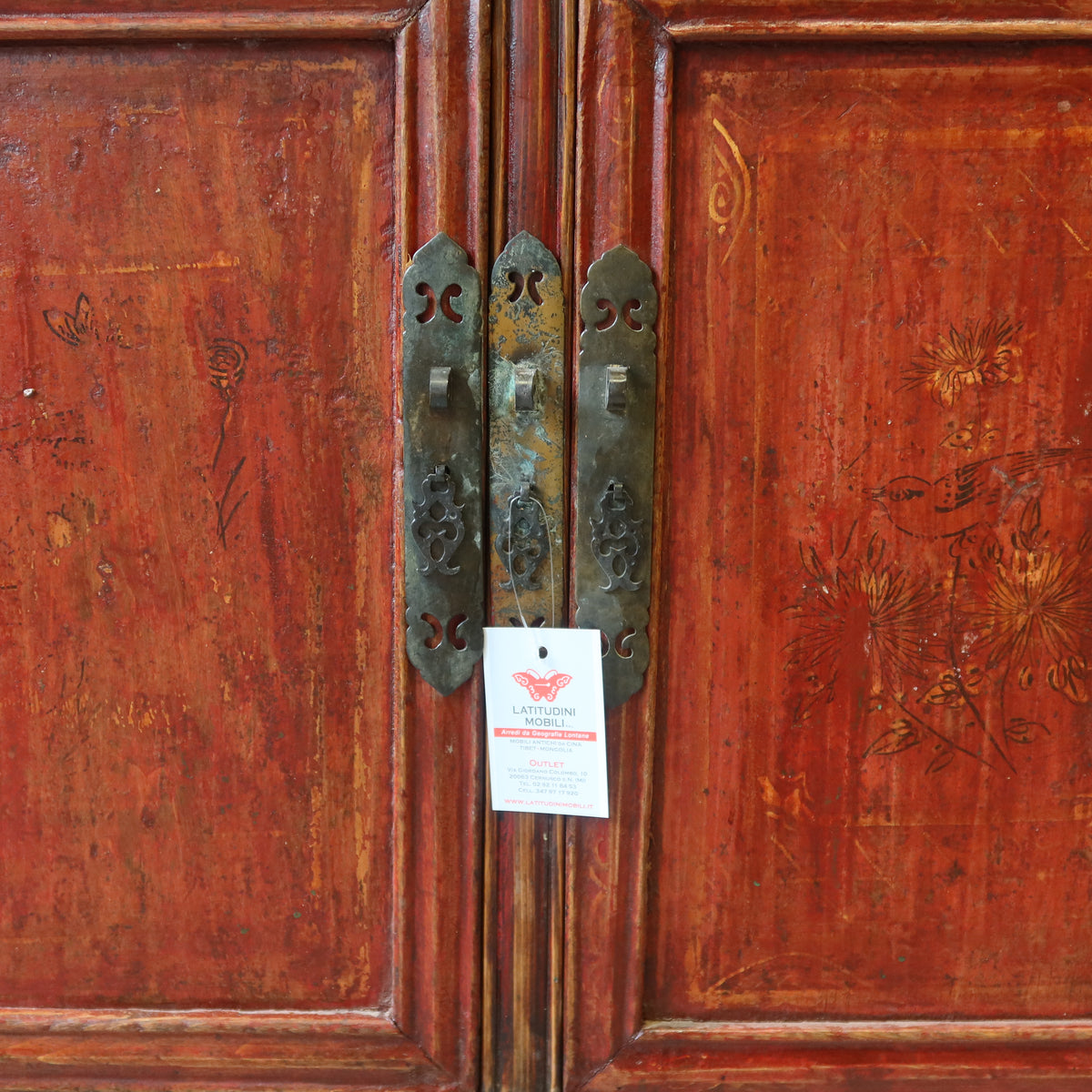 BOOKCASE DELLA MONGOLIA DECORO LIEVE