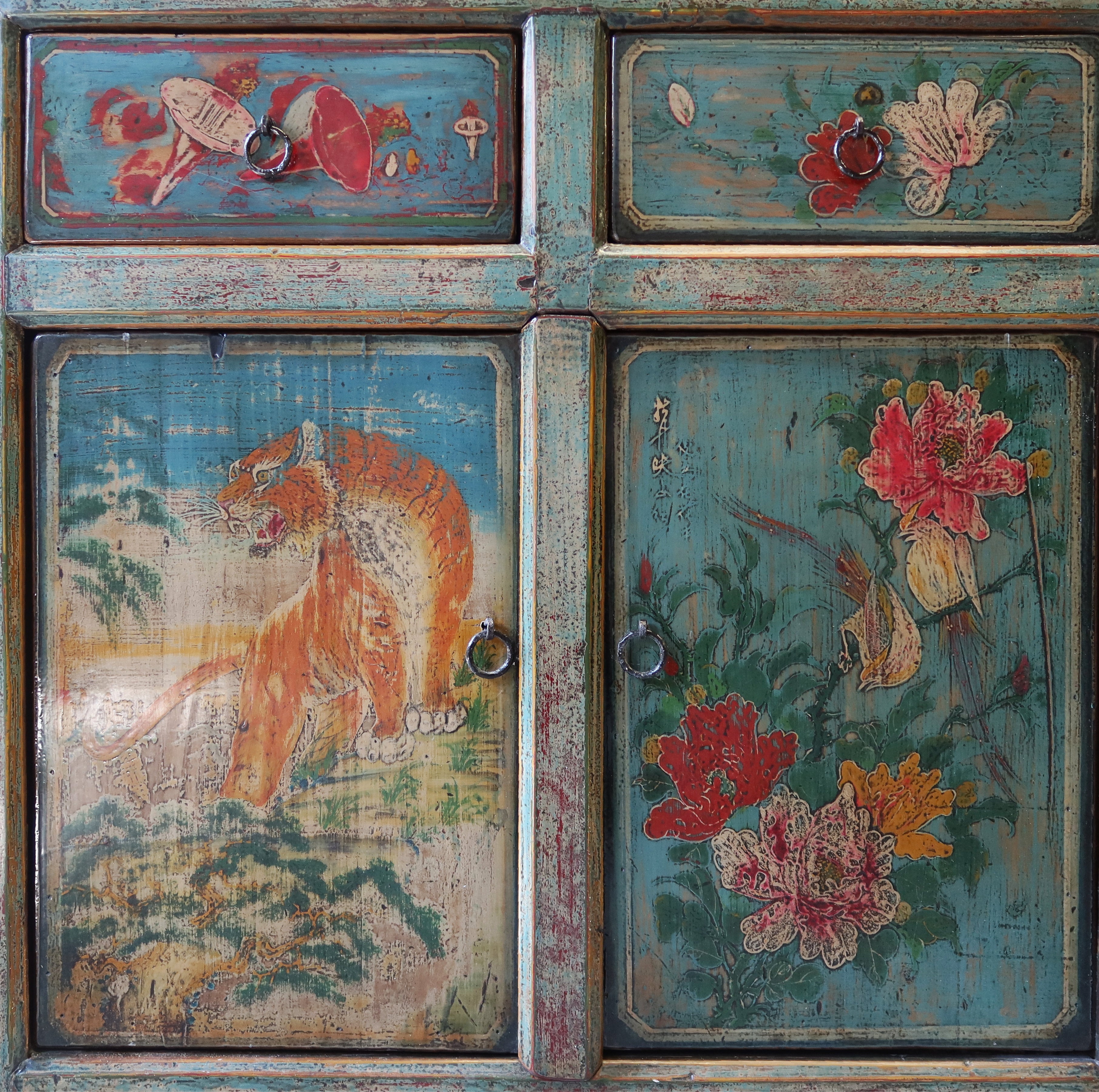 GRANDE CREDENZA MONGOLIA DEC. 6A6C