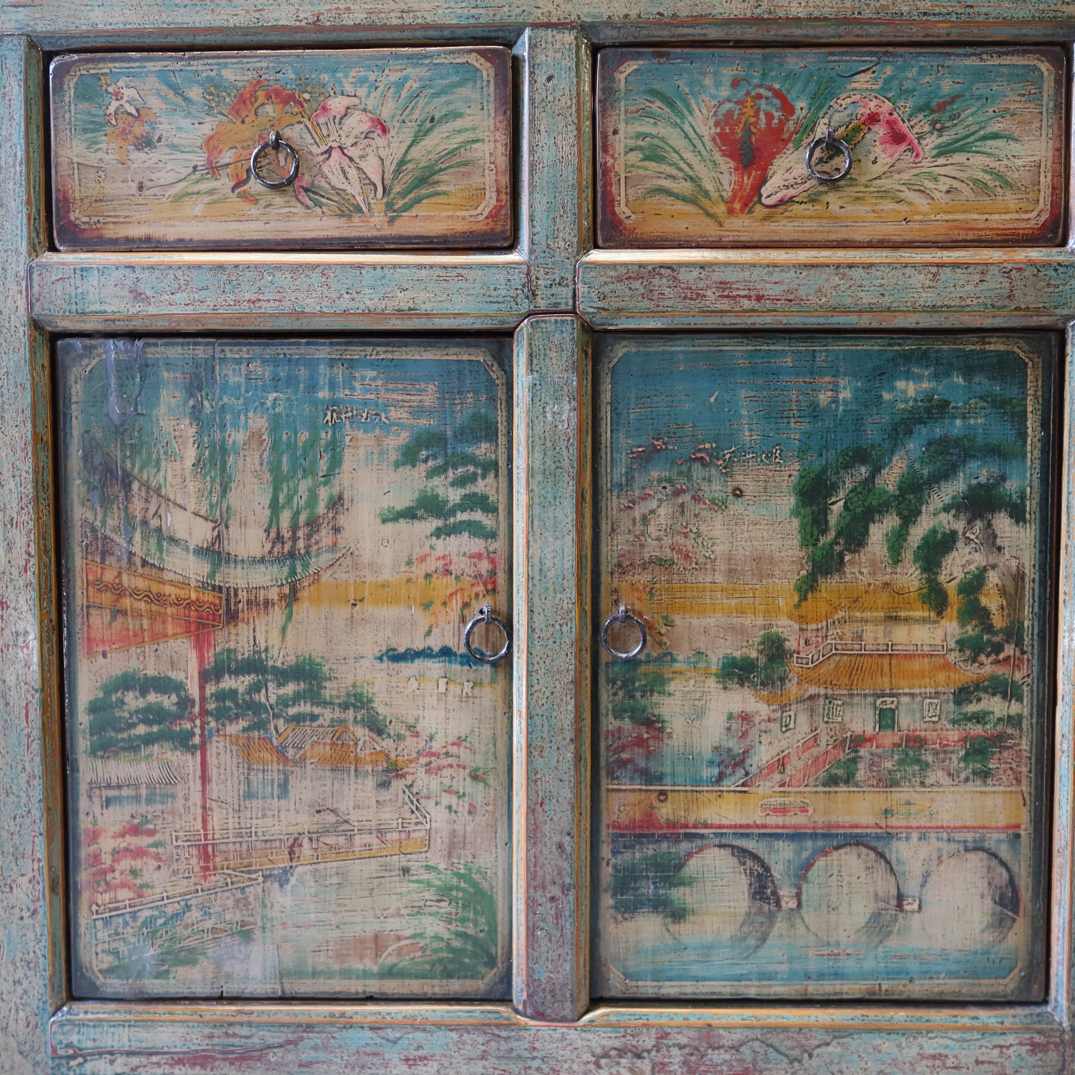 GRANDE CREDENZA MONGOLIA DEC. 6A6C