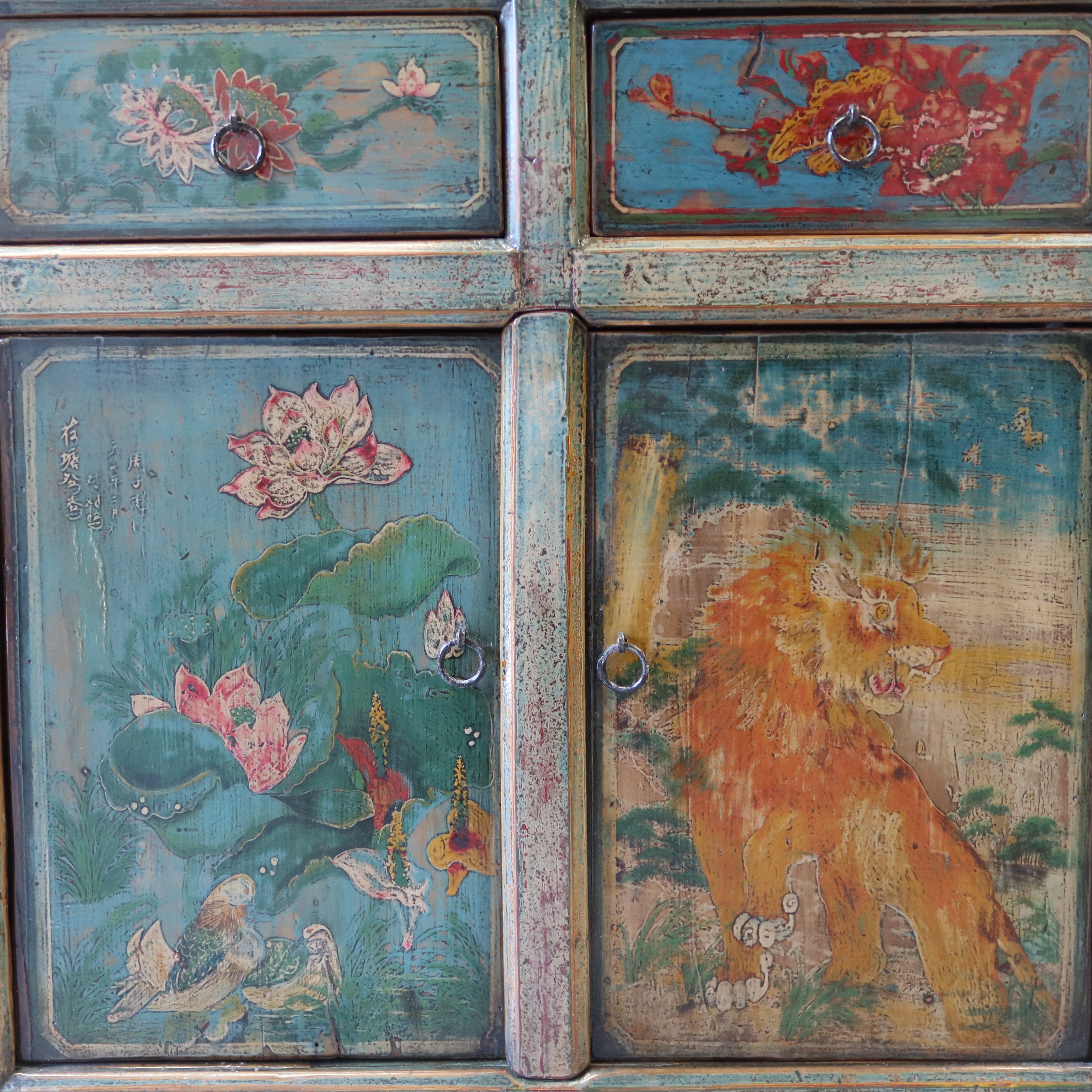 GRANDE CREDENZA MONGOLIA DEC. 6A6C