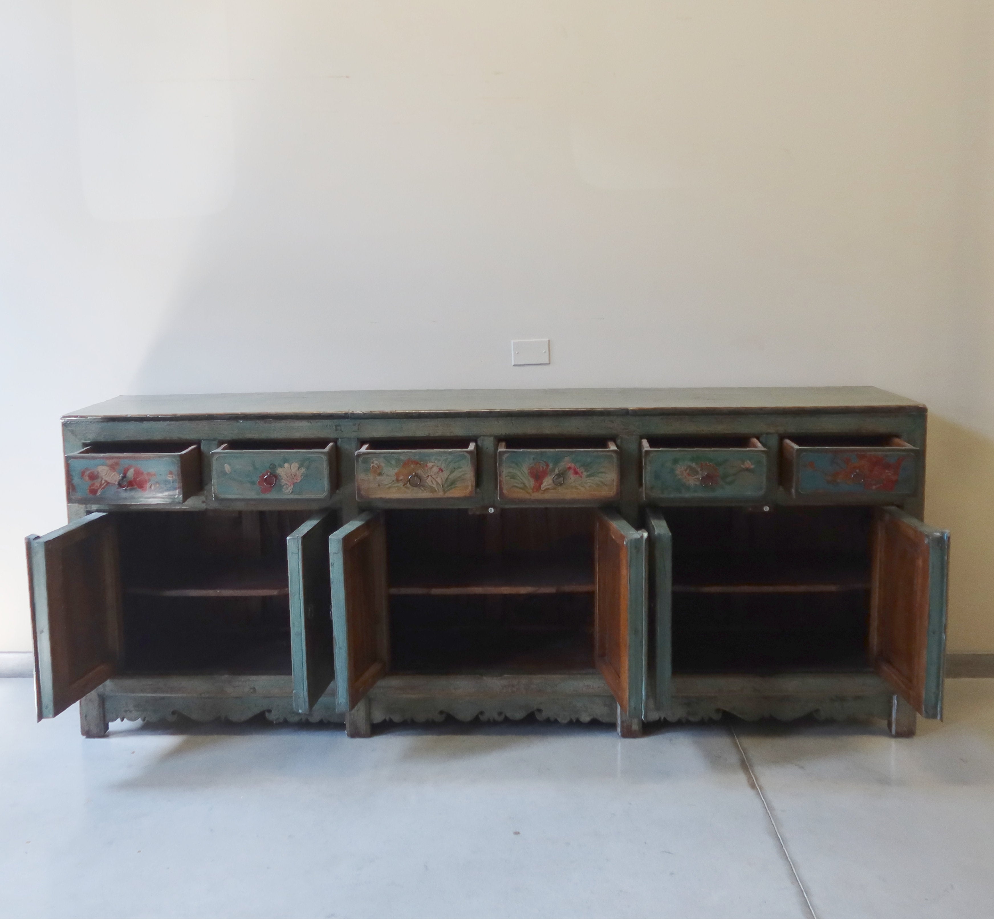GRANDE CREDENZA MONGOLIA DEC. 6A6C