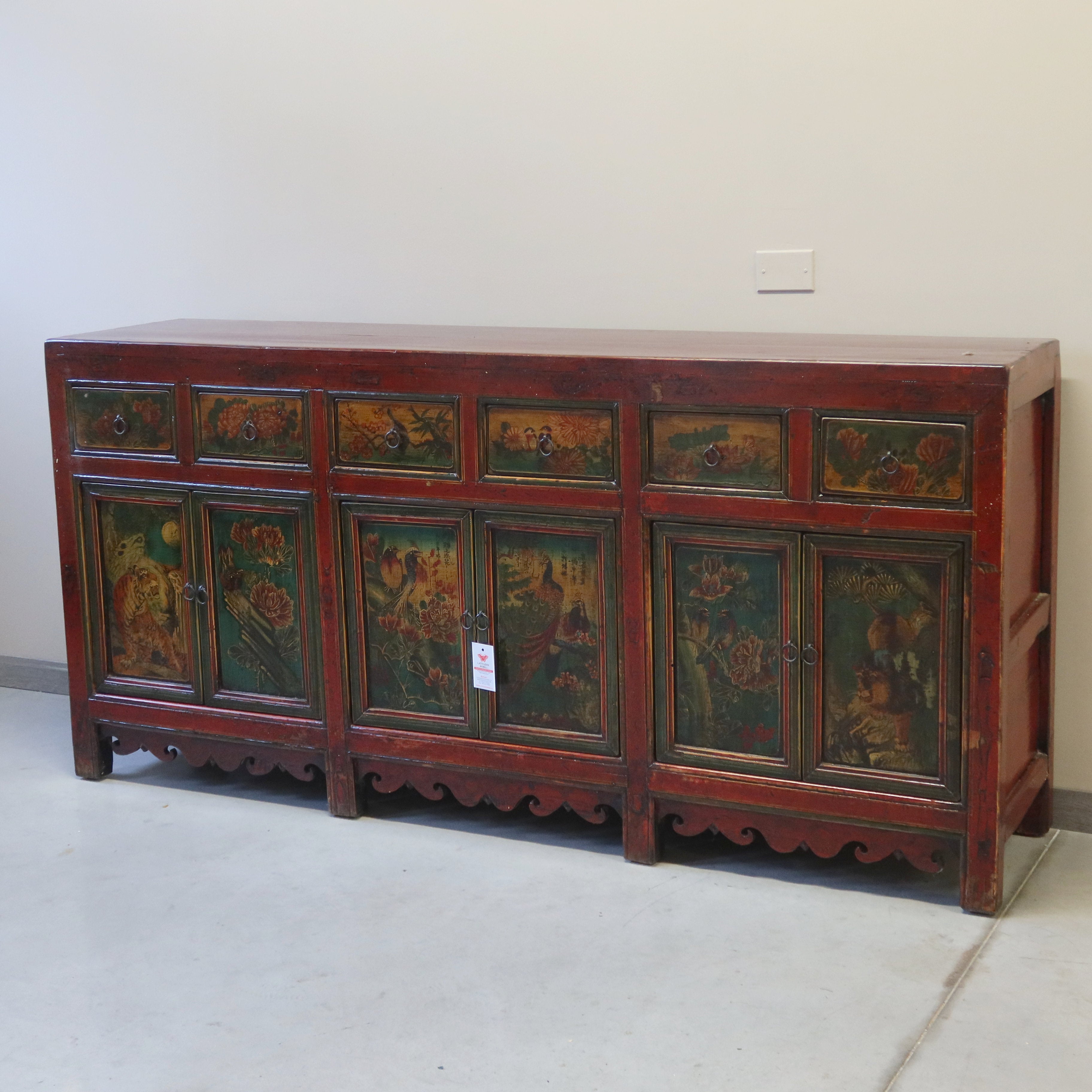 GRANDE CREDENZA MONGOLIA DEC. 6A6C