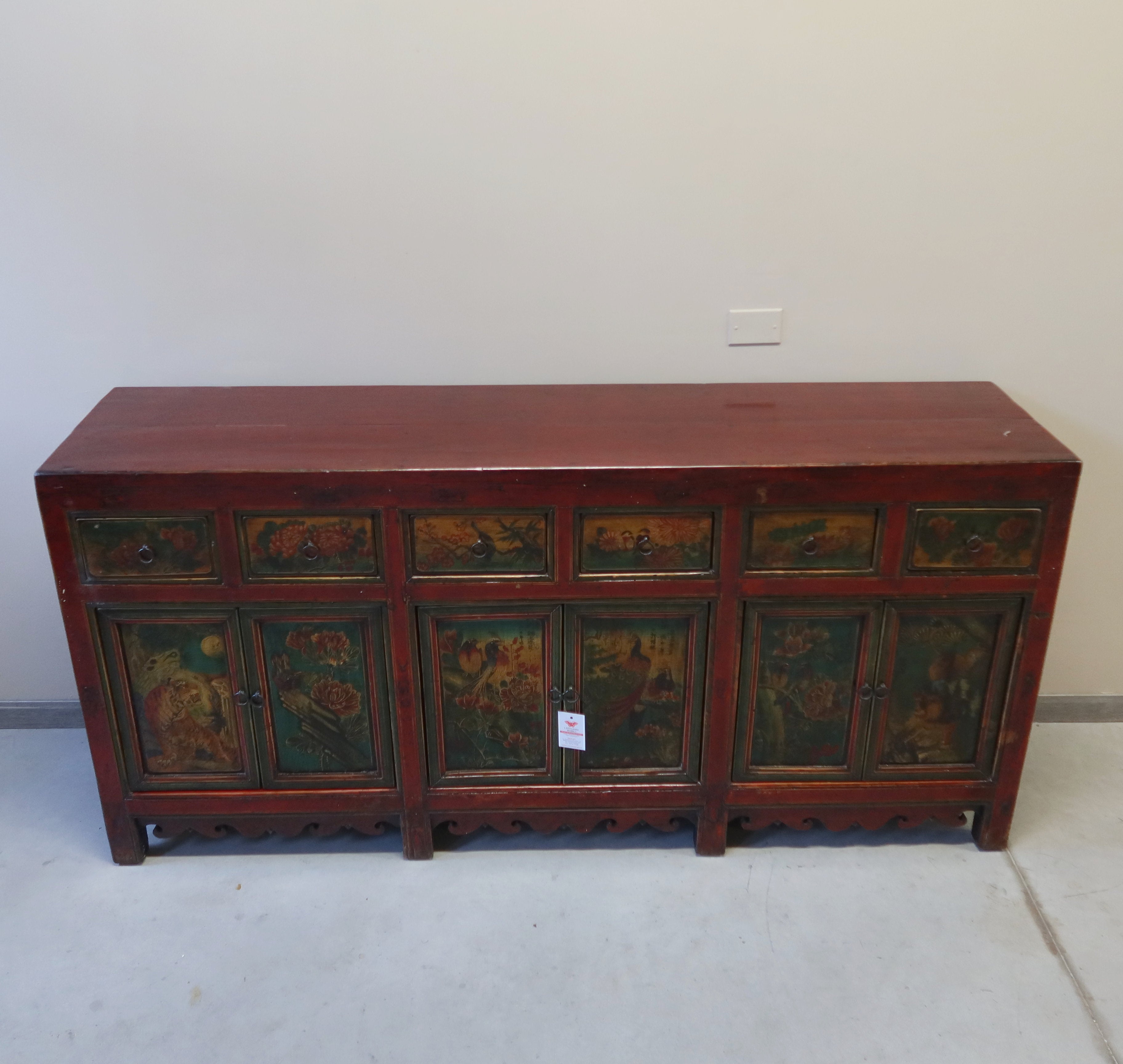 GRANDE CREDENZA MONGOLIA DEC. 6A6C