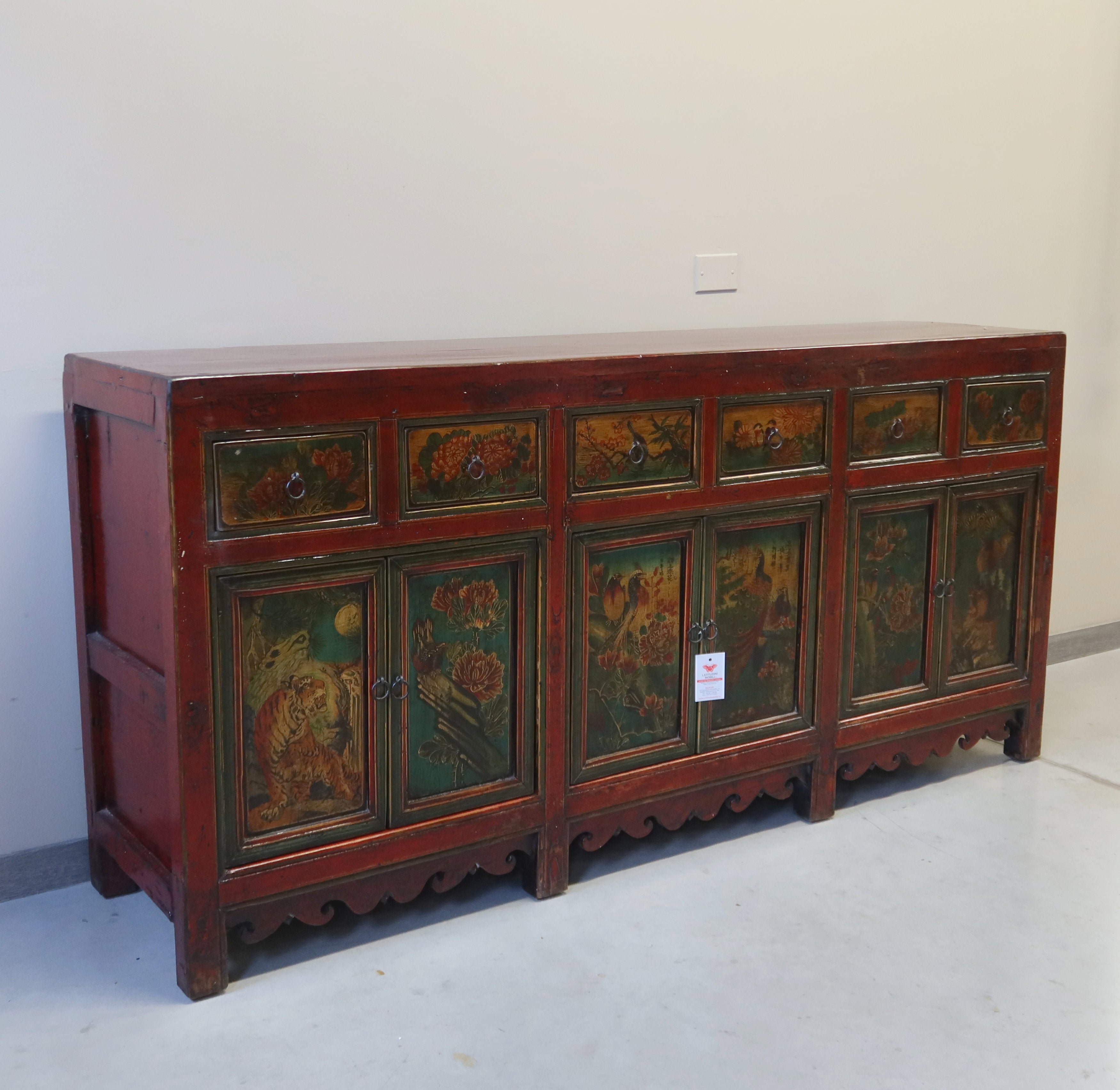 GRANDE CREDENZA MONGOLIA DEC. 6A6C