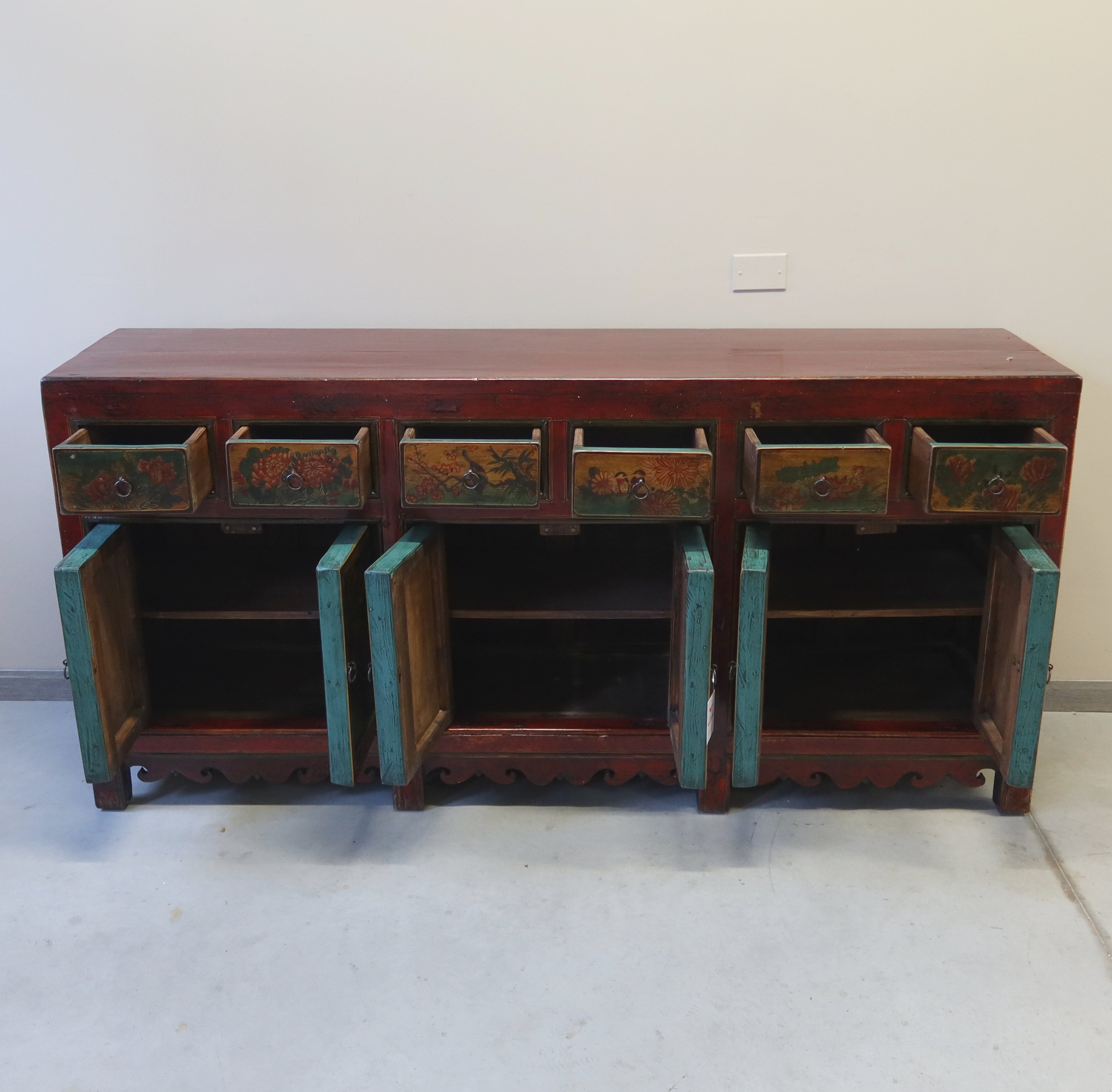 GRANDE CREDENZA MONGOLIA DEC. 6A6C