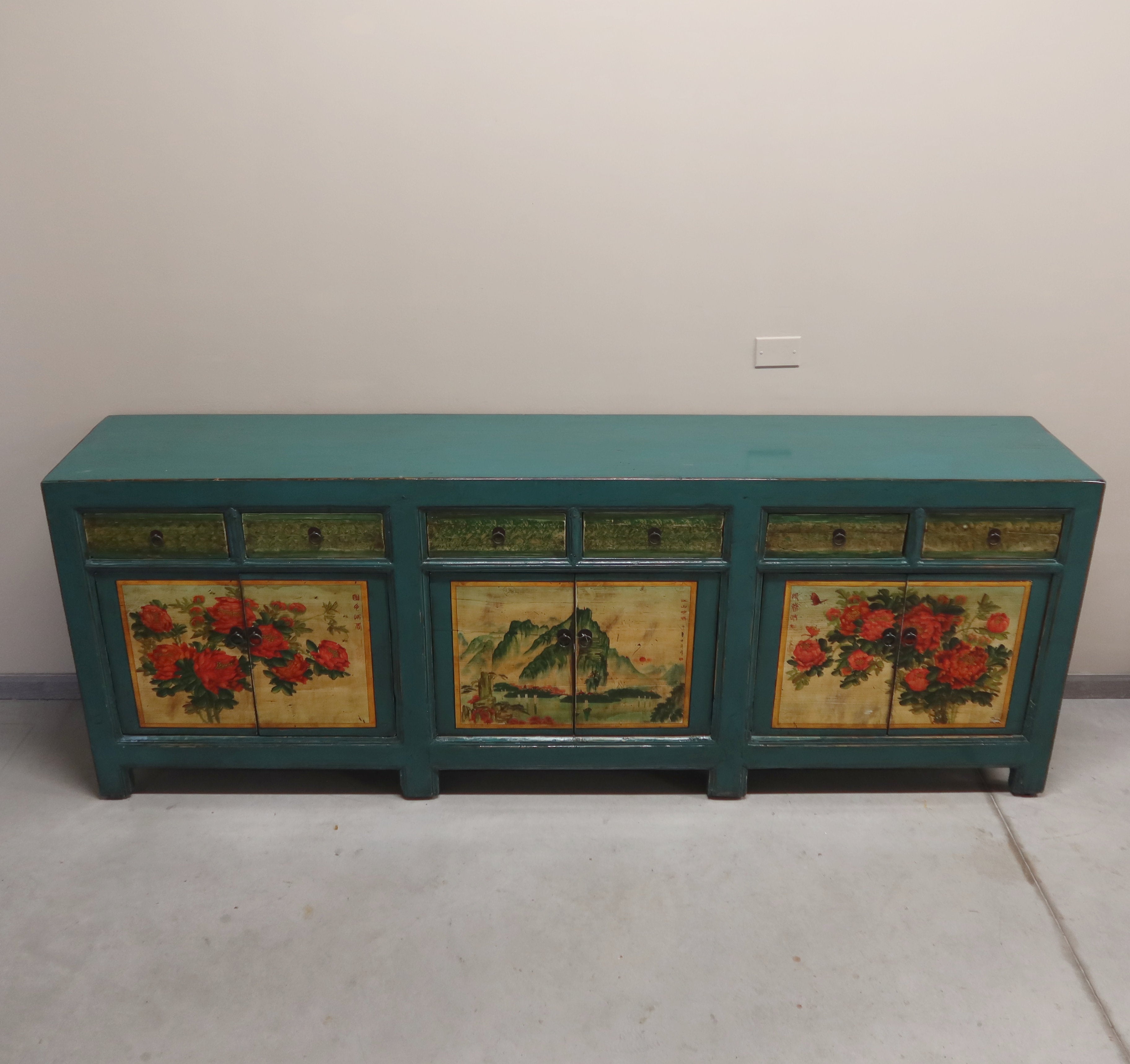 GRANDE CREDENZA MONGOLIA DEC. 6A6C