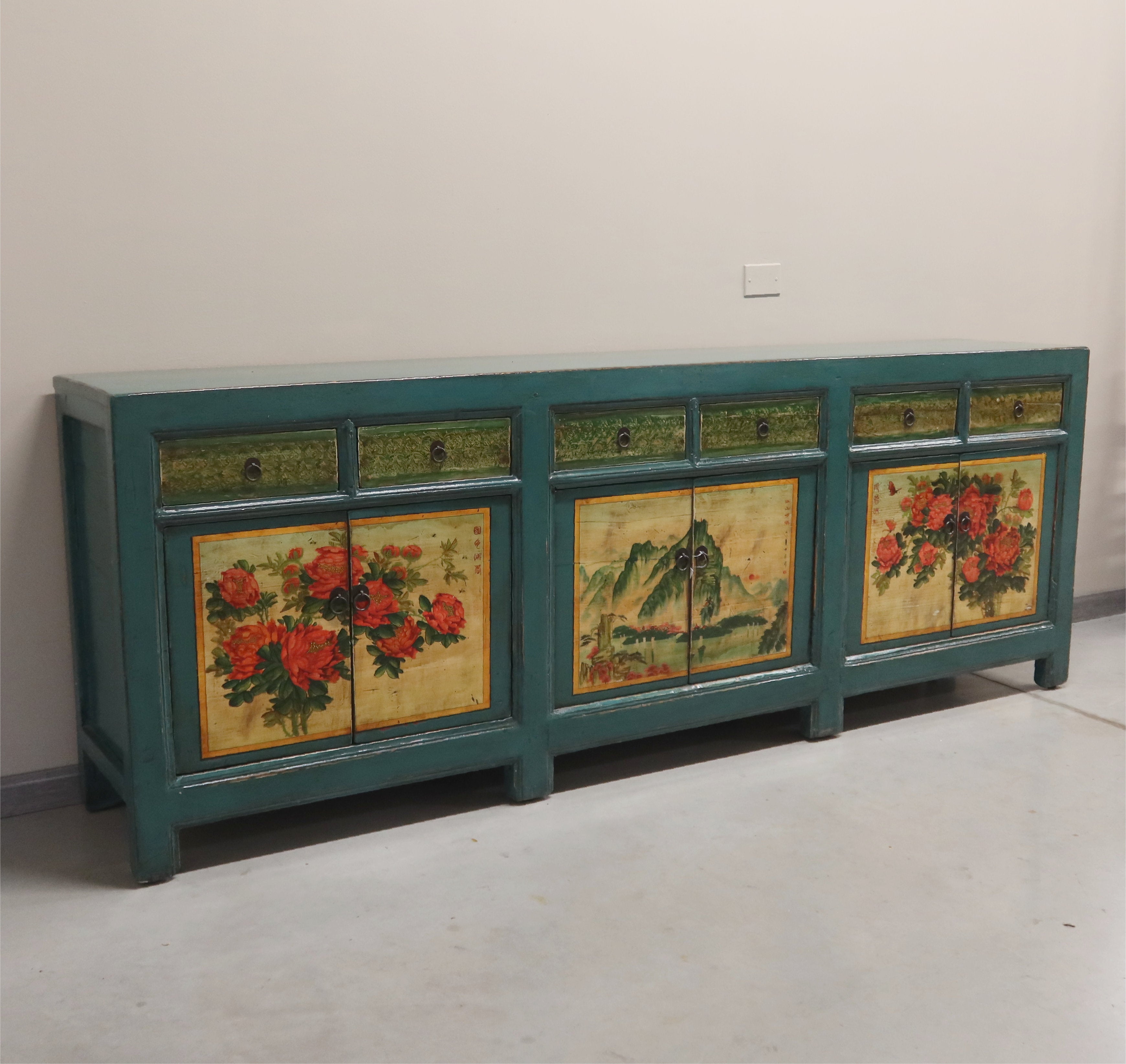 GRANDE CREDENZA MONGOLIA DEC. 6A6C