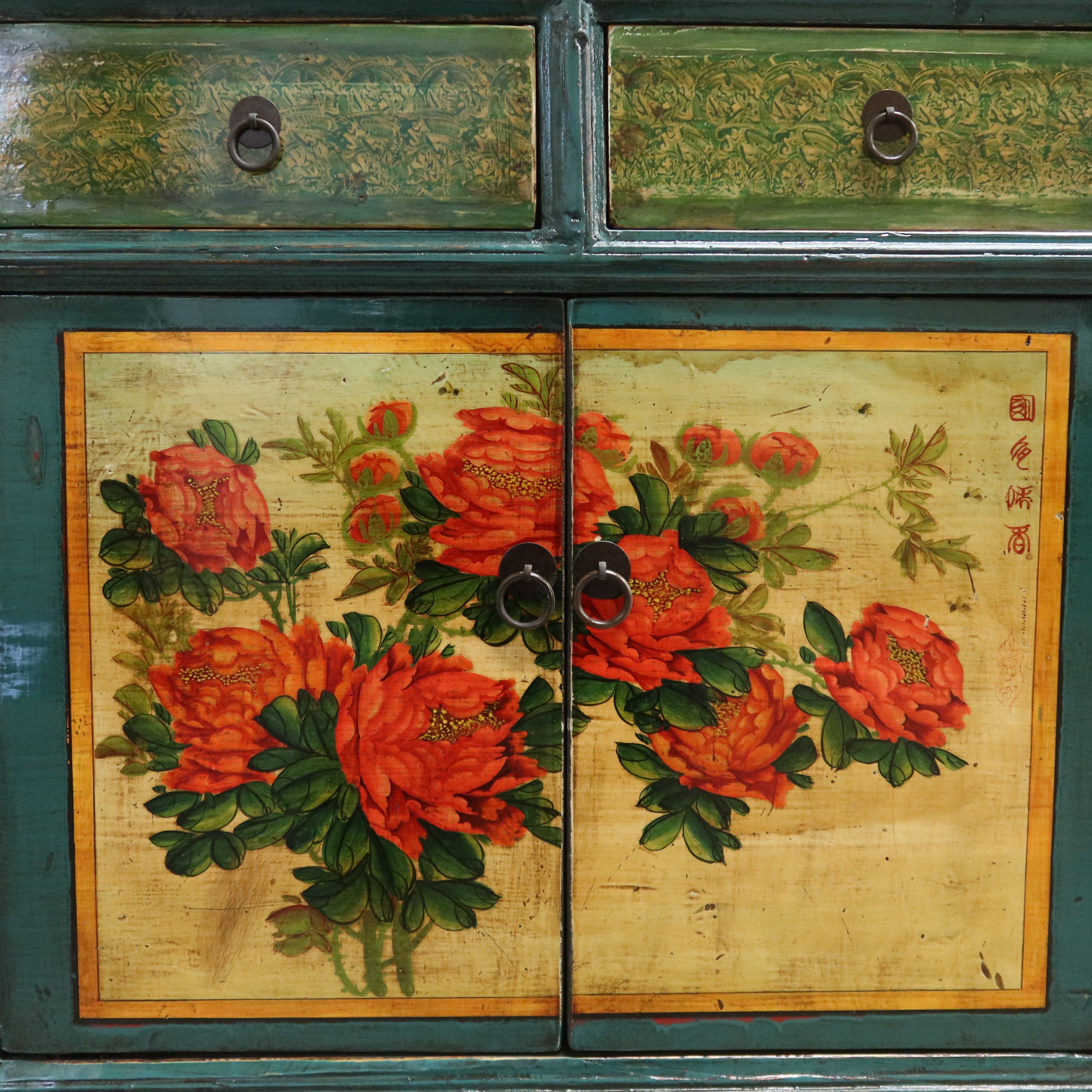 GRANDE CREDENZA MONGOLIA DEC. 6A6C