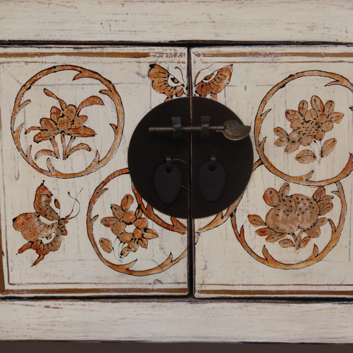 CONSOLLE SHANXI IN LACCA DECORATA