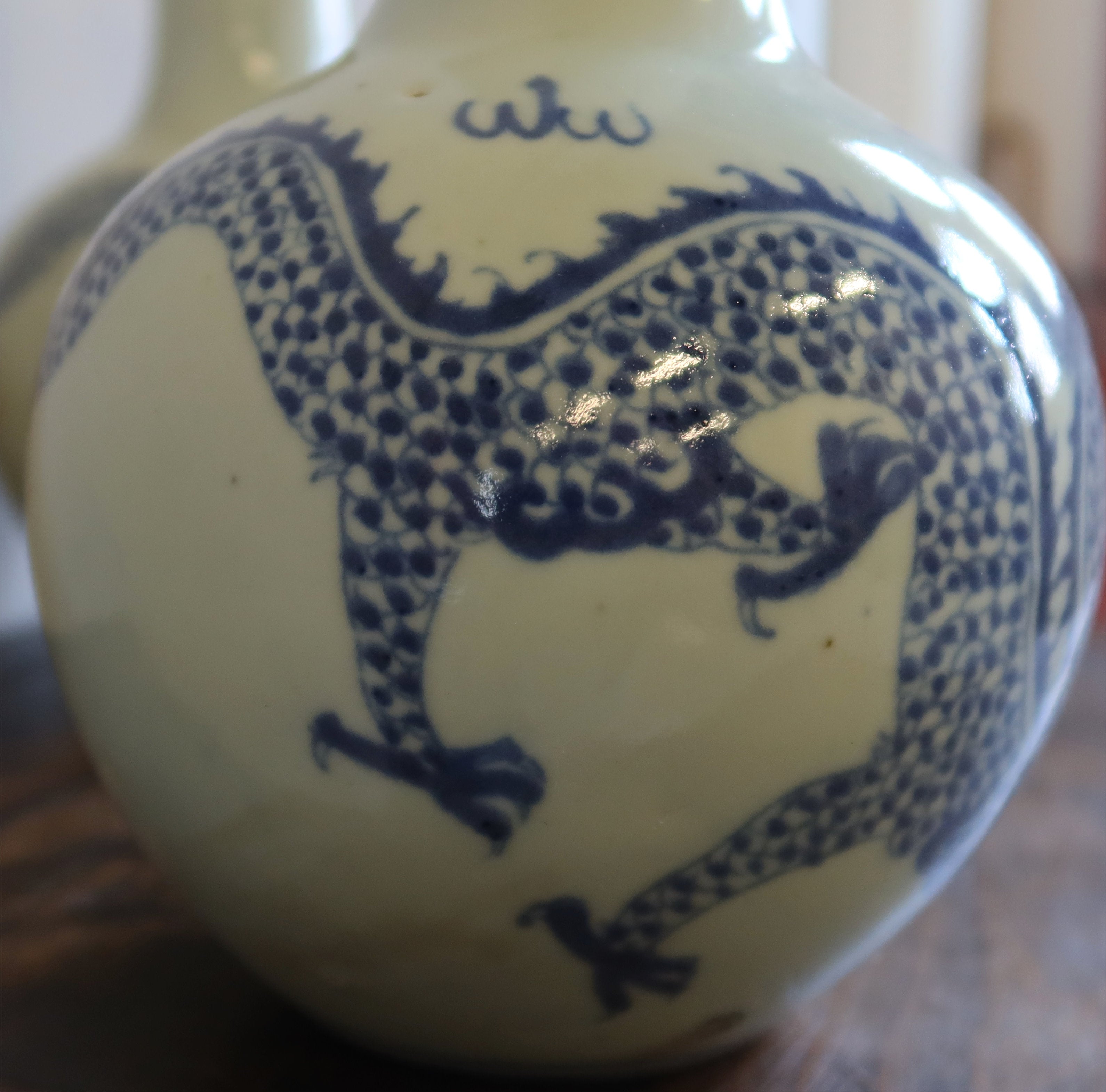 VASO CINESE IN CERAMICA DECORATA