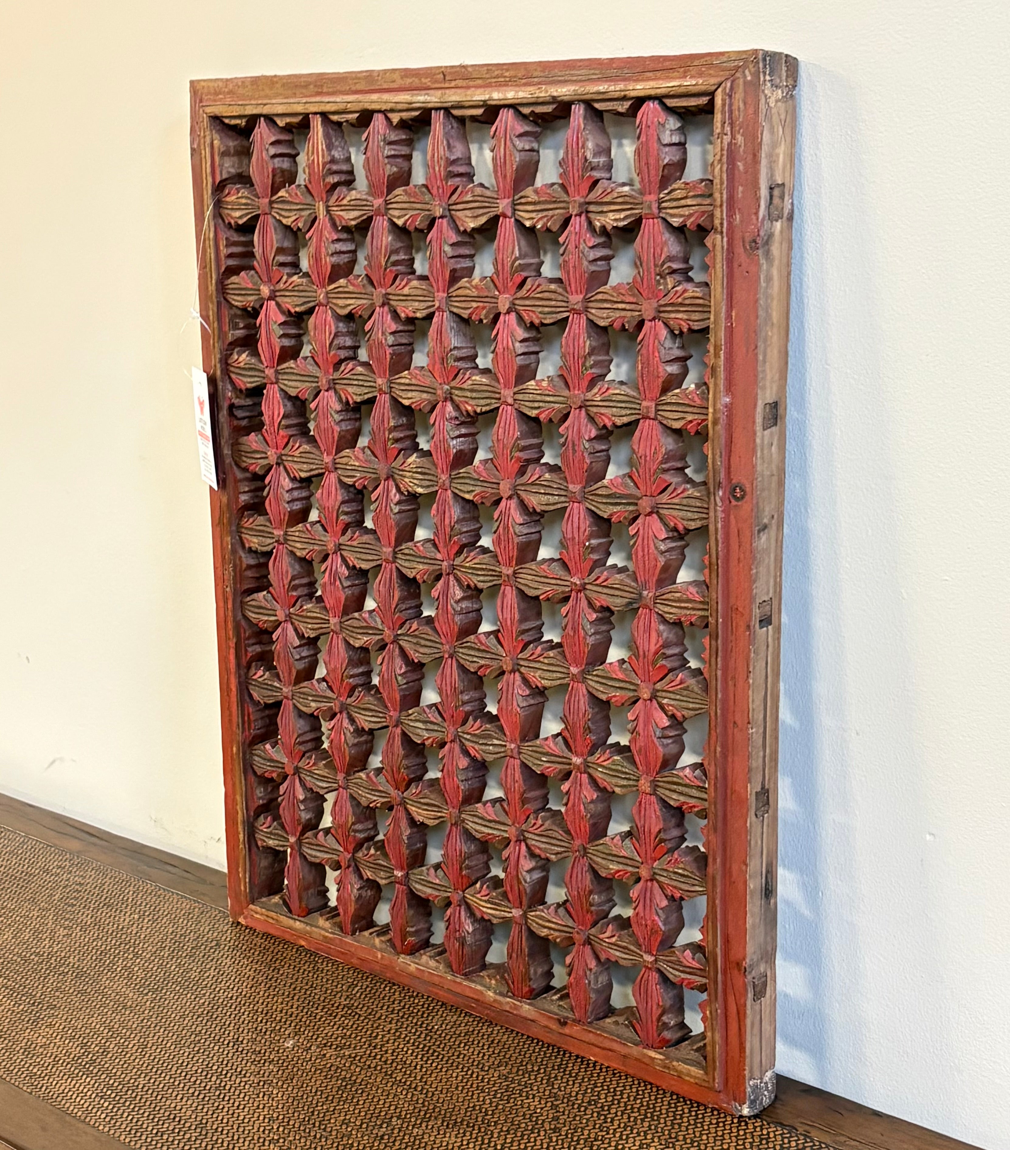 PANNELLO CINESE LIGNEO CON INTAGLI