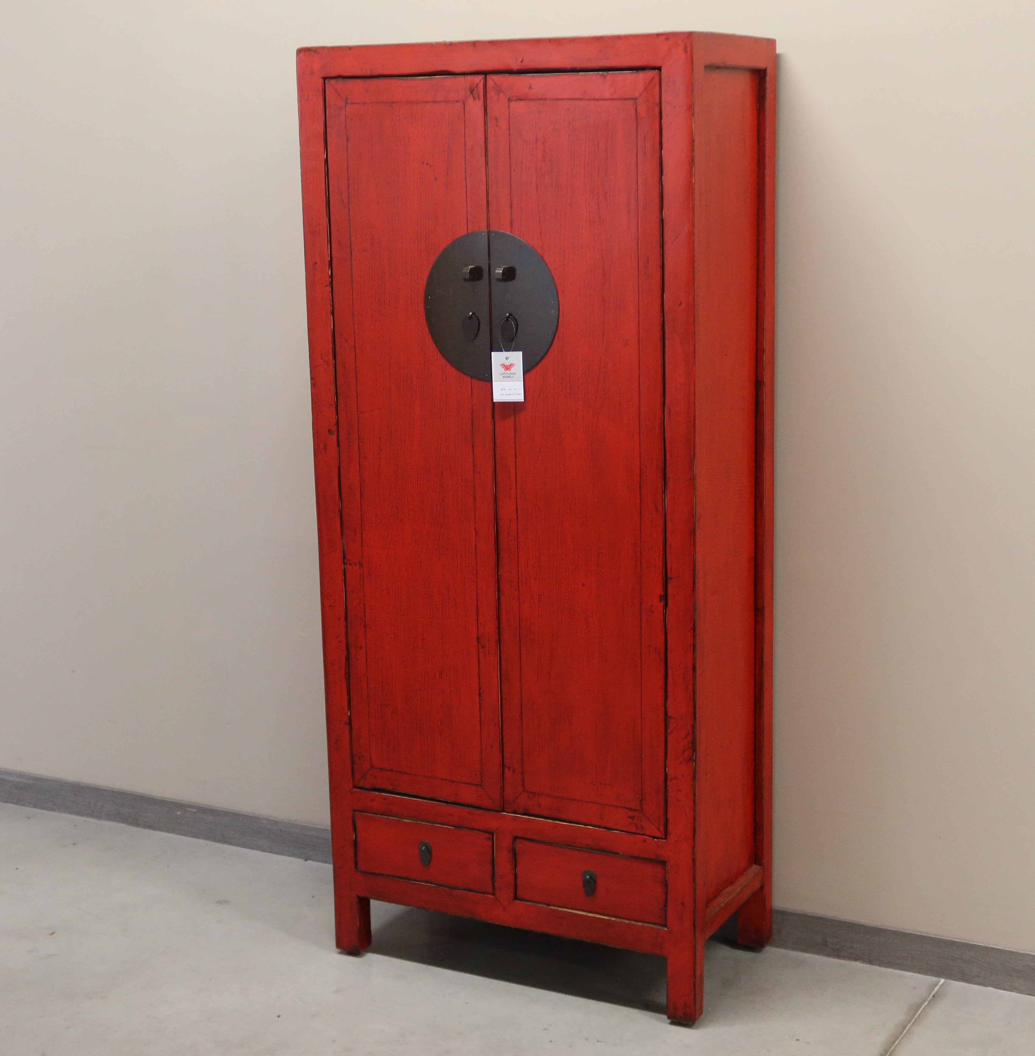 STRETTO ARMADIO CINESE IN LACCA