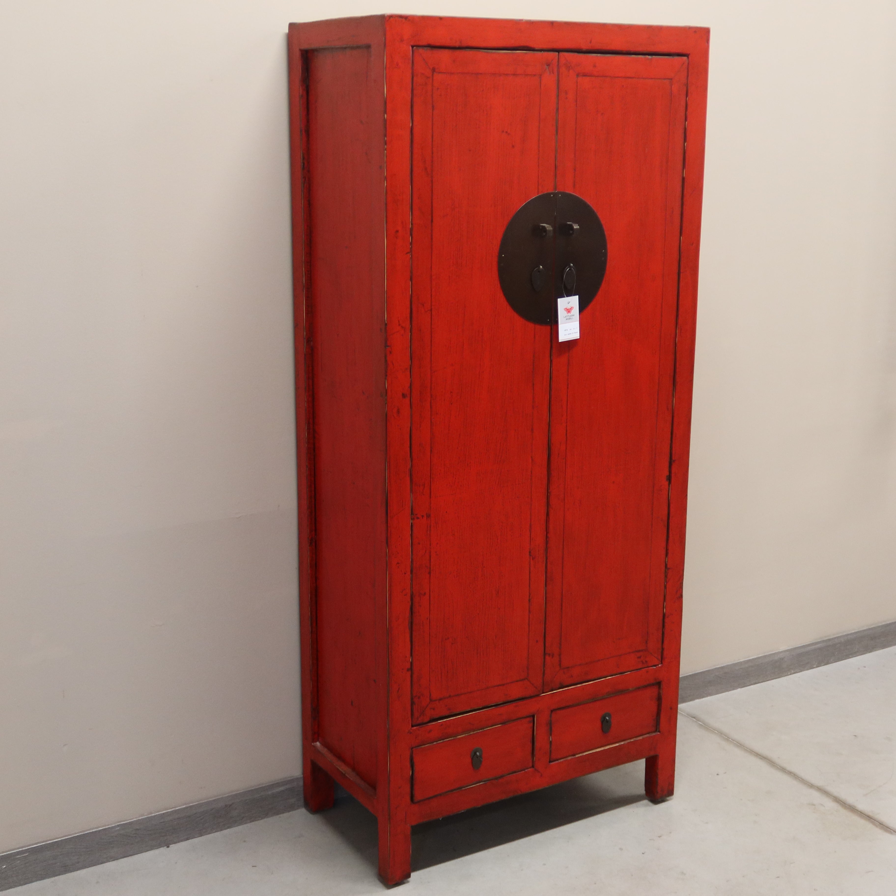 STRETTO ARMADIO CINESE IN LACCA