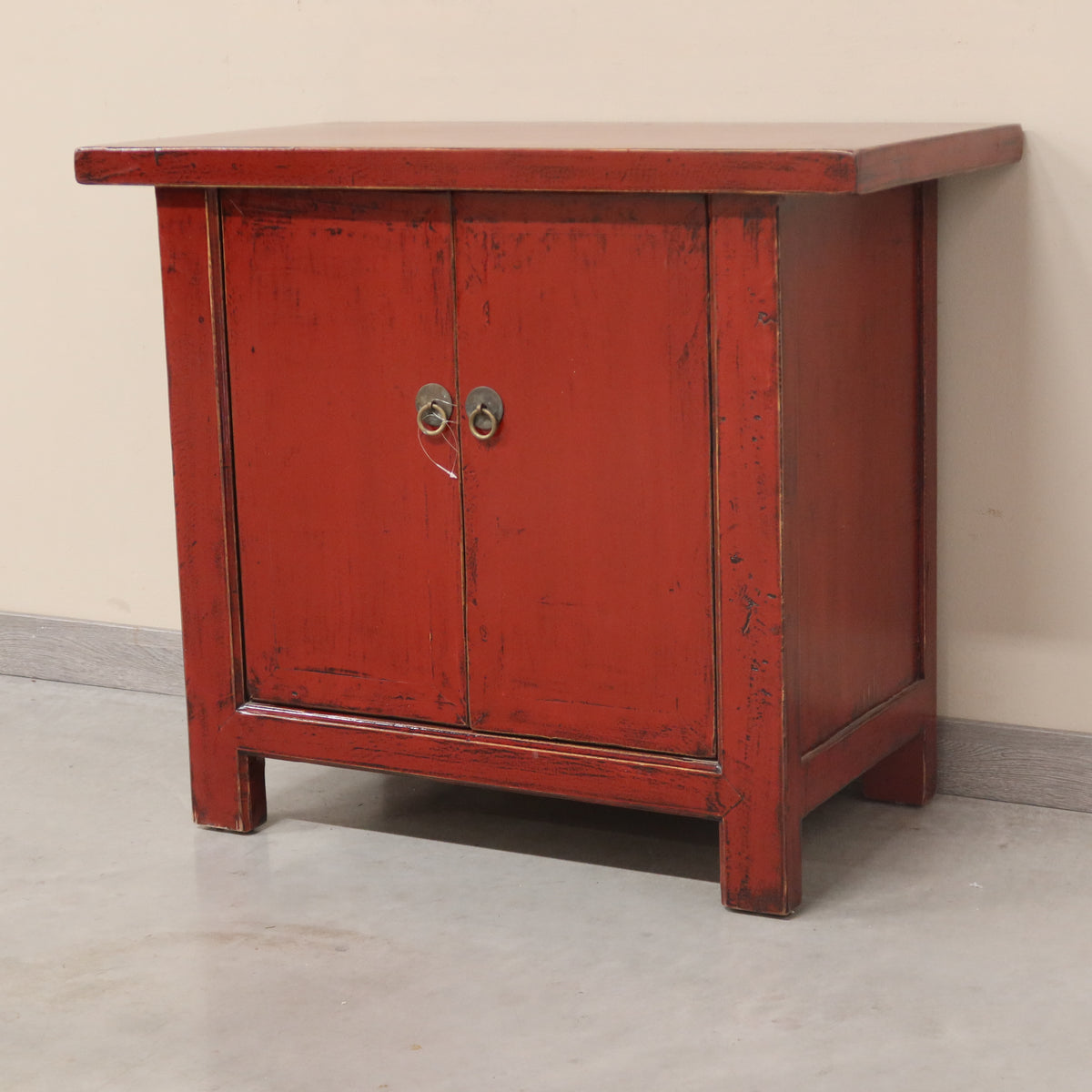 CREDENZINO CINESE LACCA BORDEAUX