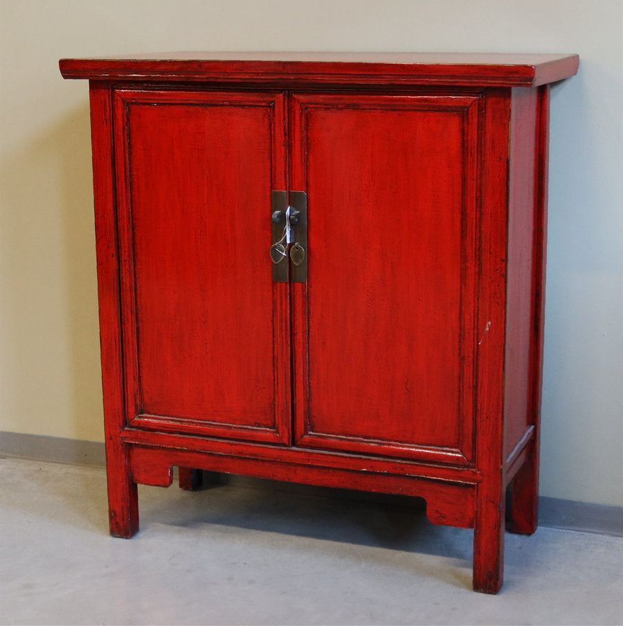CREDENZA ALTA LACCA ROSSA
