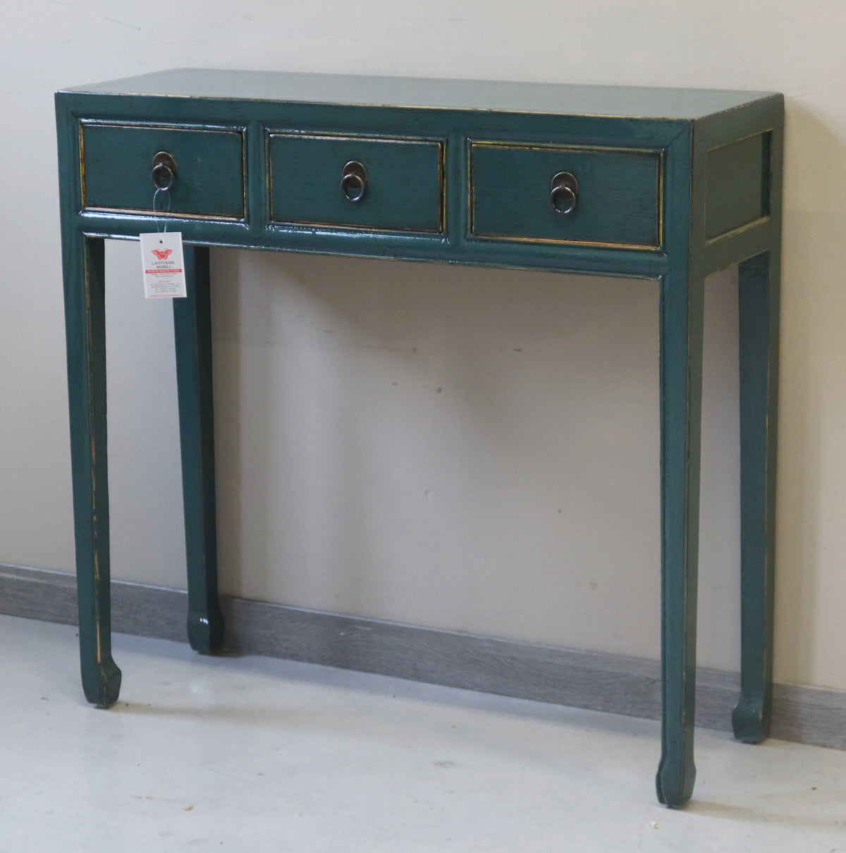 CONSOLLE CINESE LACCA VERDE