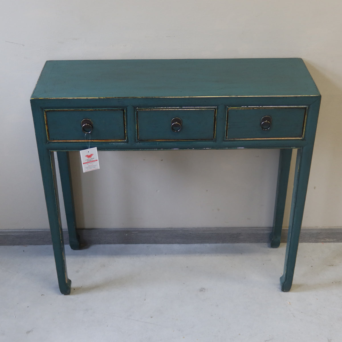 CONSOLLE CINESE LACCA VERDE