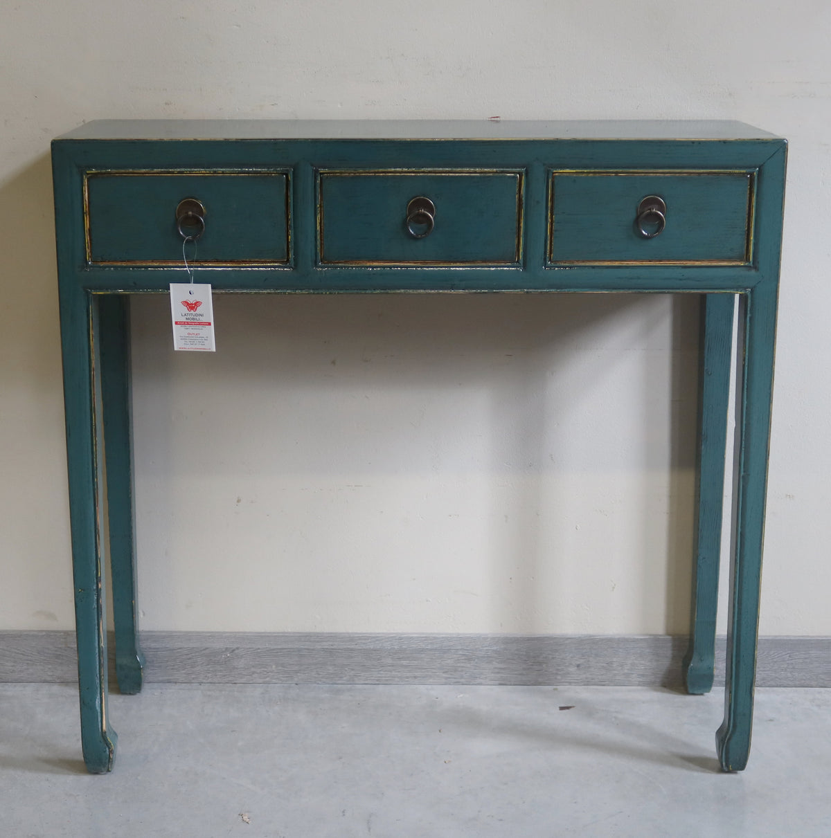 CONSOLLE CINESE LACCA VERDE