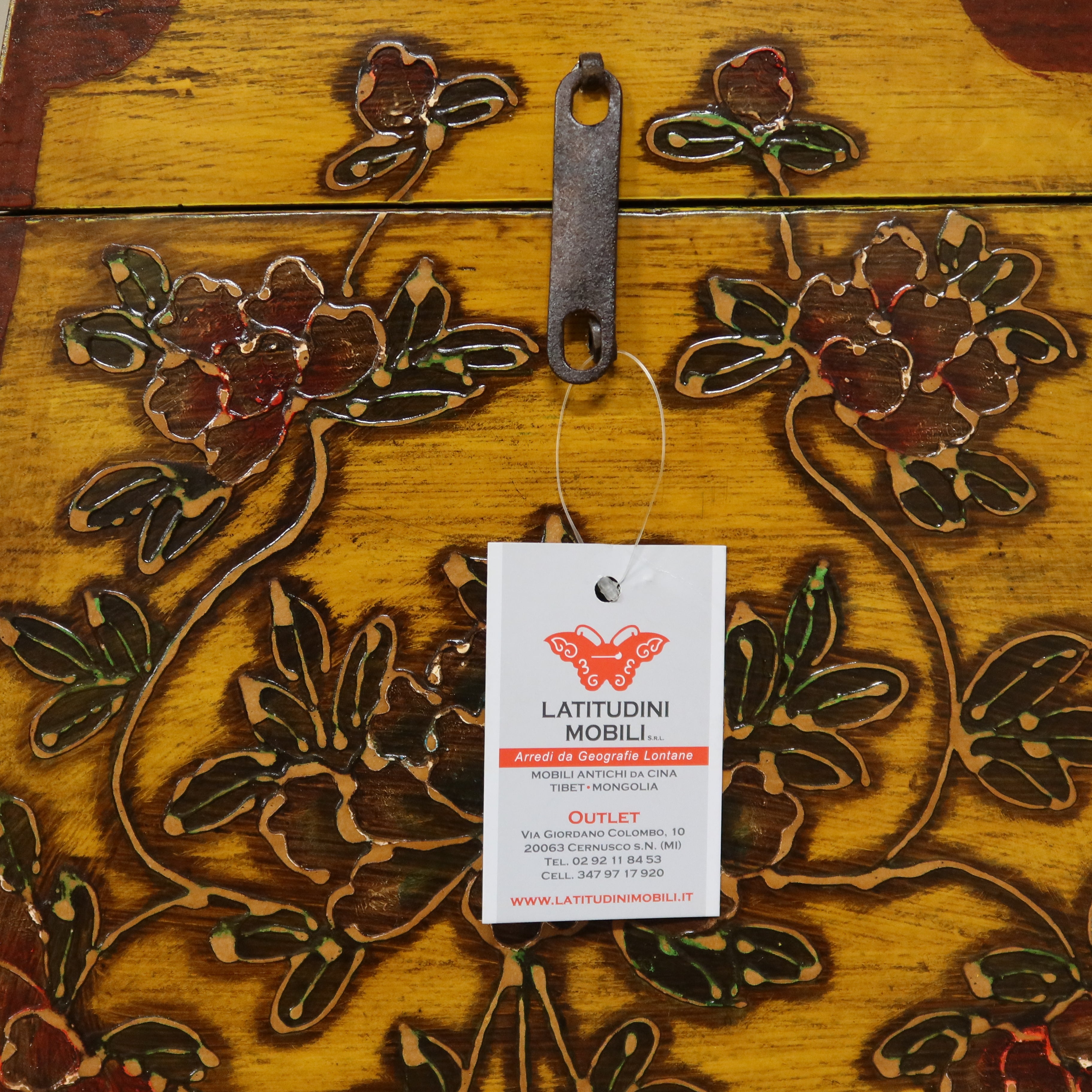 BAULETTO DECORATO TIBETANO