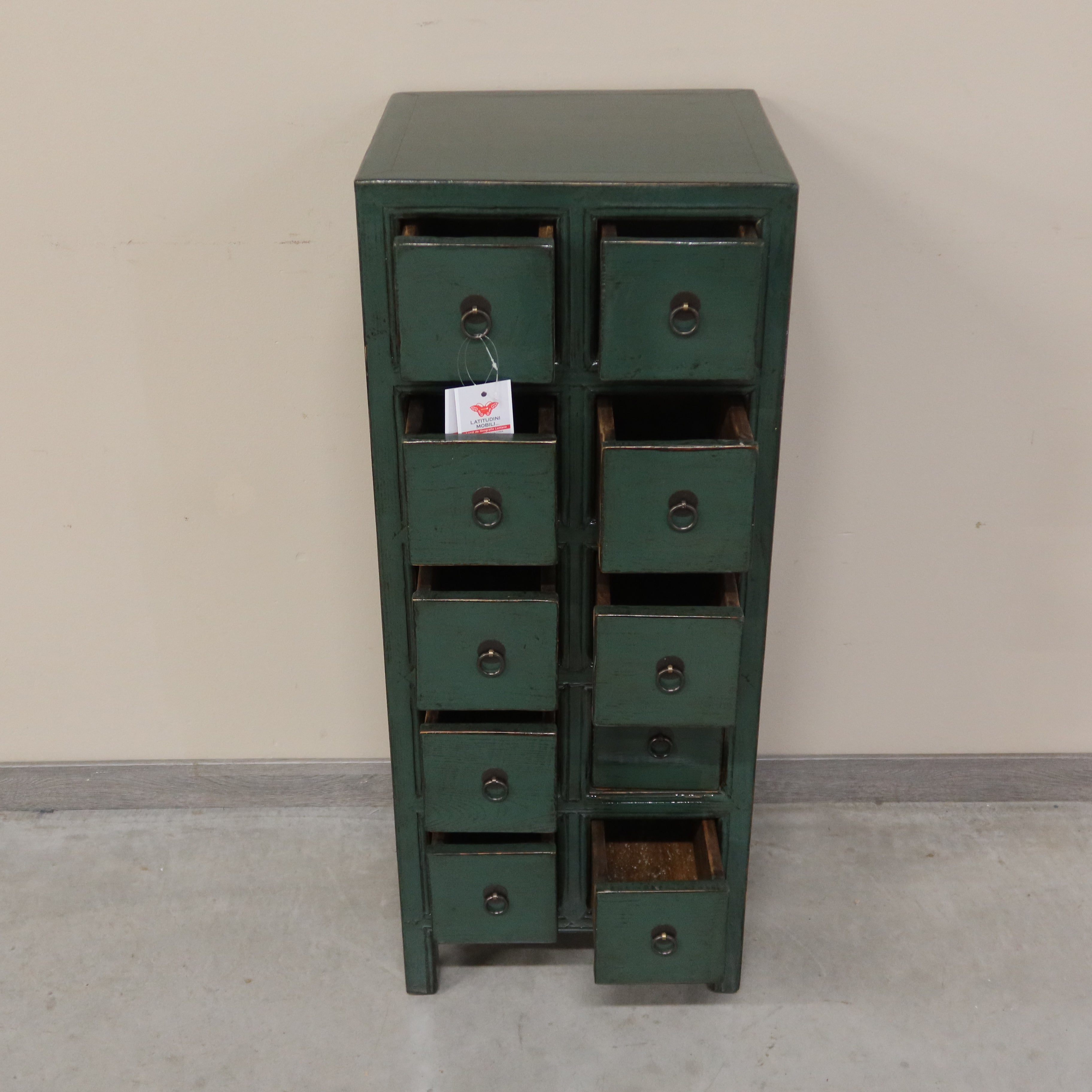 CASSETTIERA CINESE LACCATA 10C