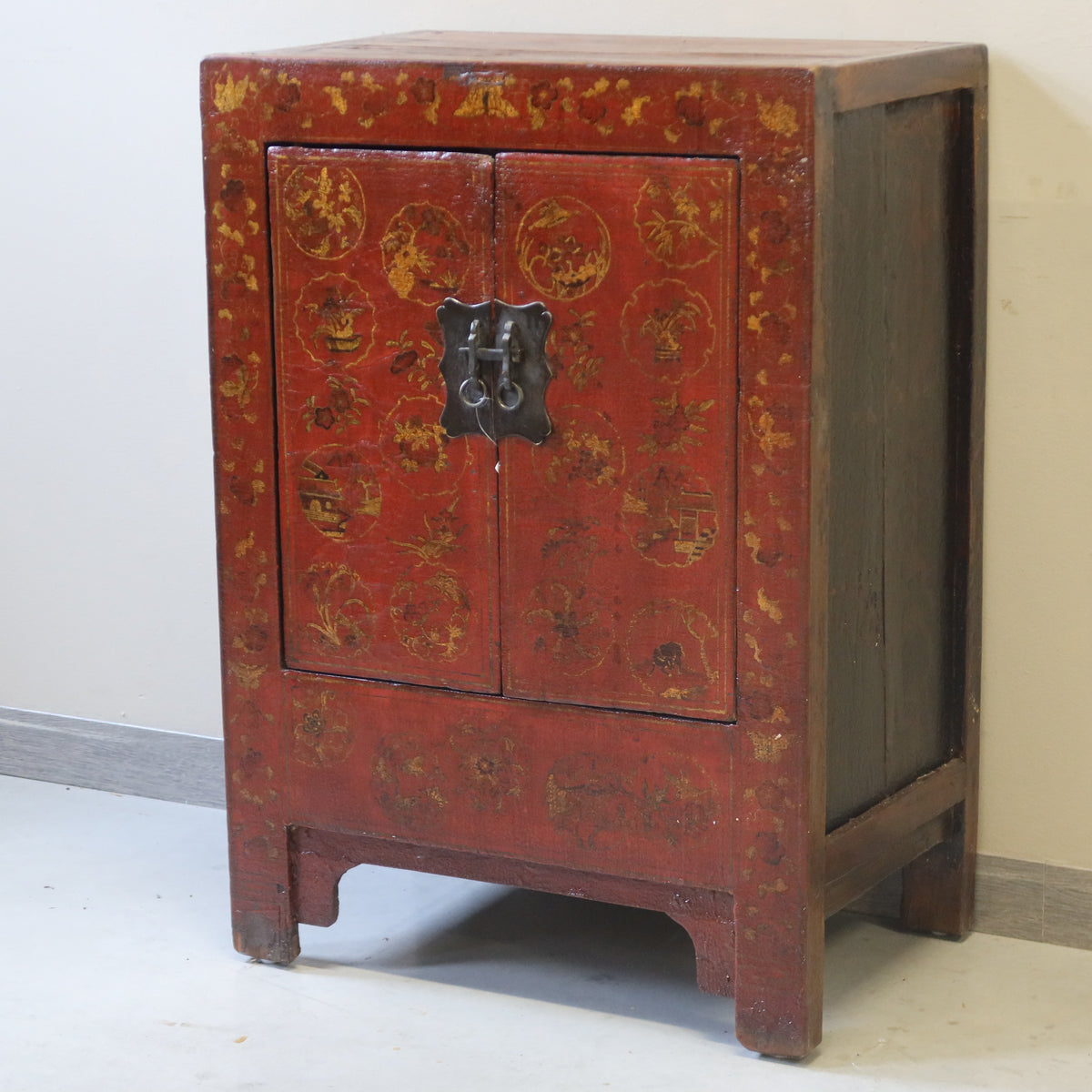 CREDENZINO SHANXI DECORATO 2 ANTE