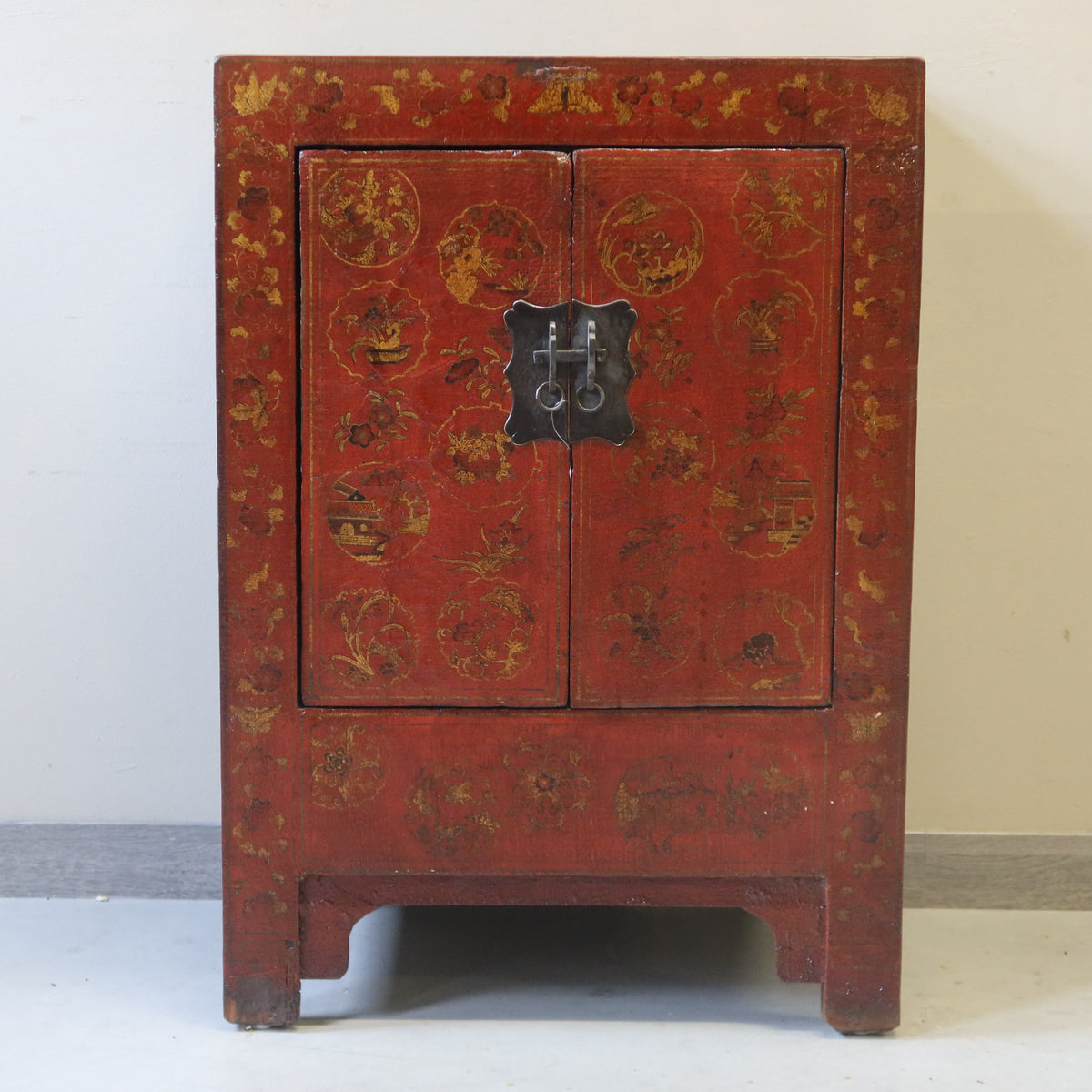CREDENZINO SHANXI DECORATO 2 ANTE