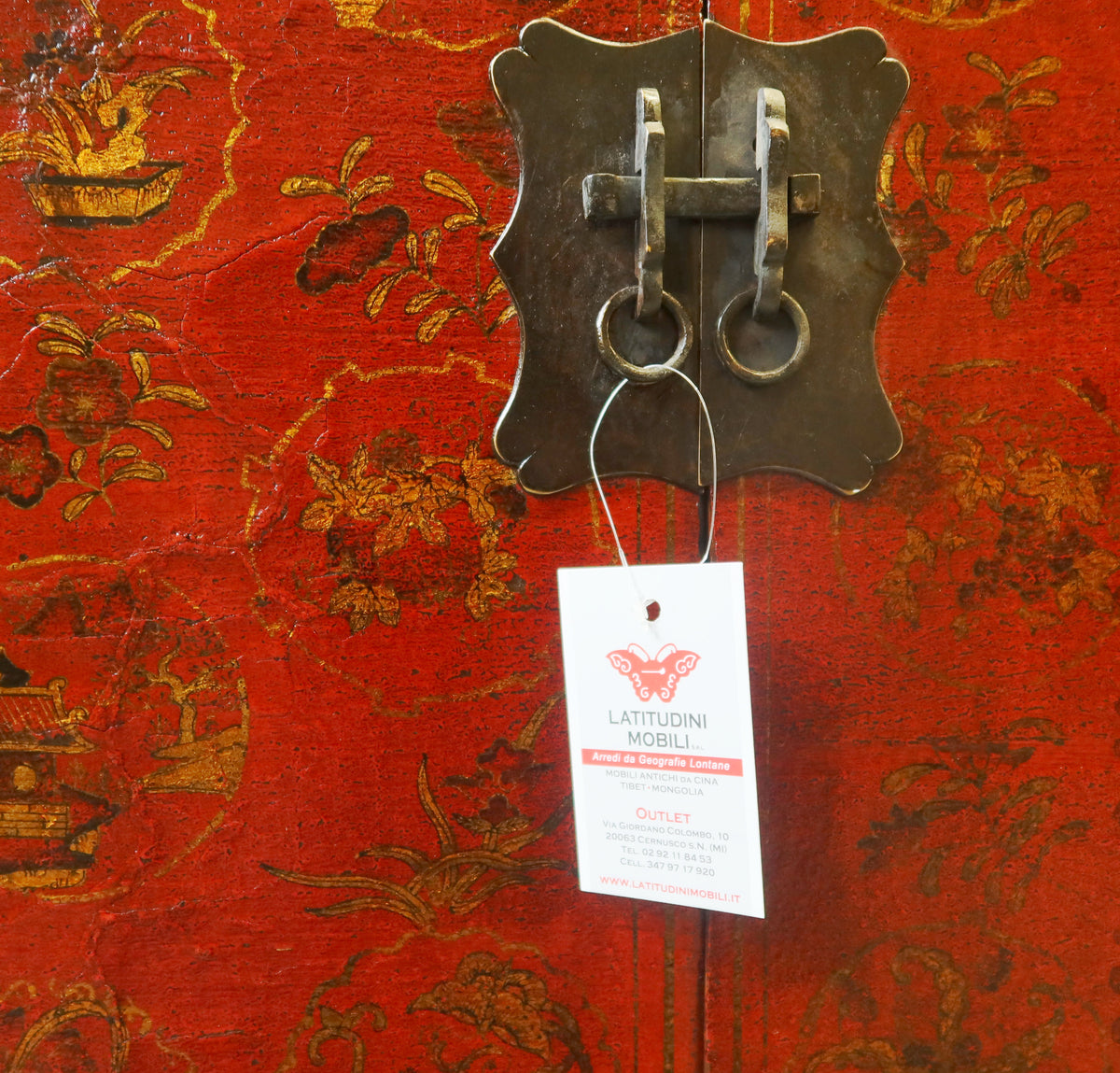 CREDENZINO SHANXI DECORATO 2 ANTE