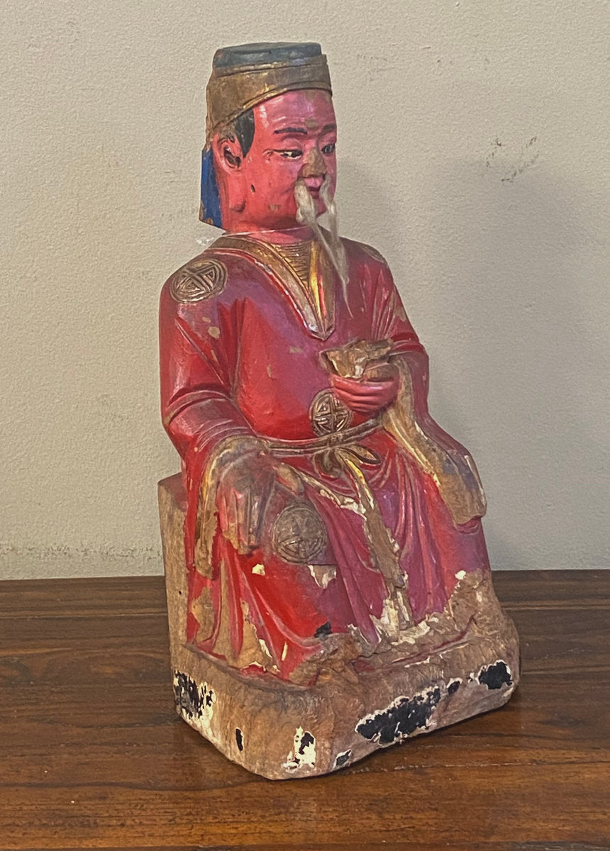 STATUA LIGNEA CONFUCIANA