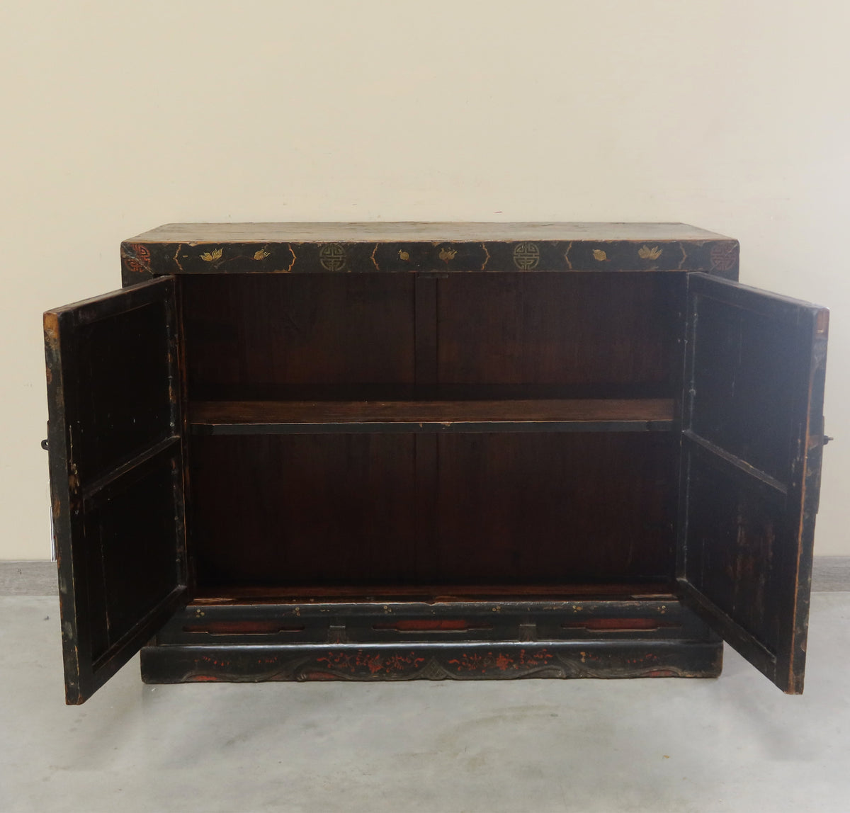 BOOKCASE SHANXI NERO DECORATO