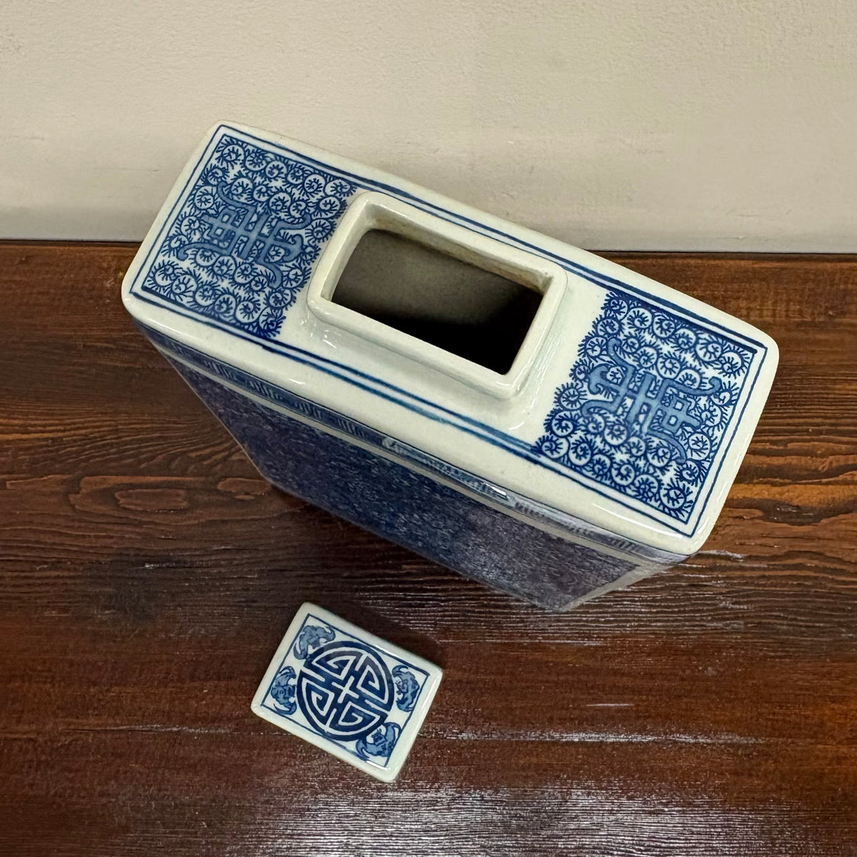 STRETTO VASO CINESE BASE RETTANGOLARE
