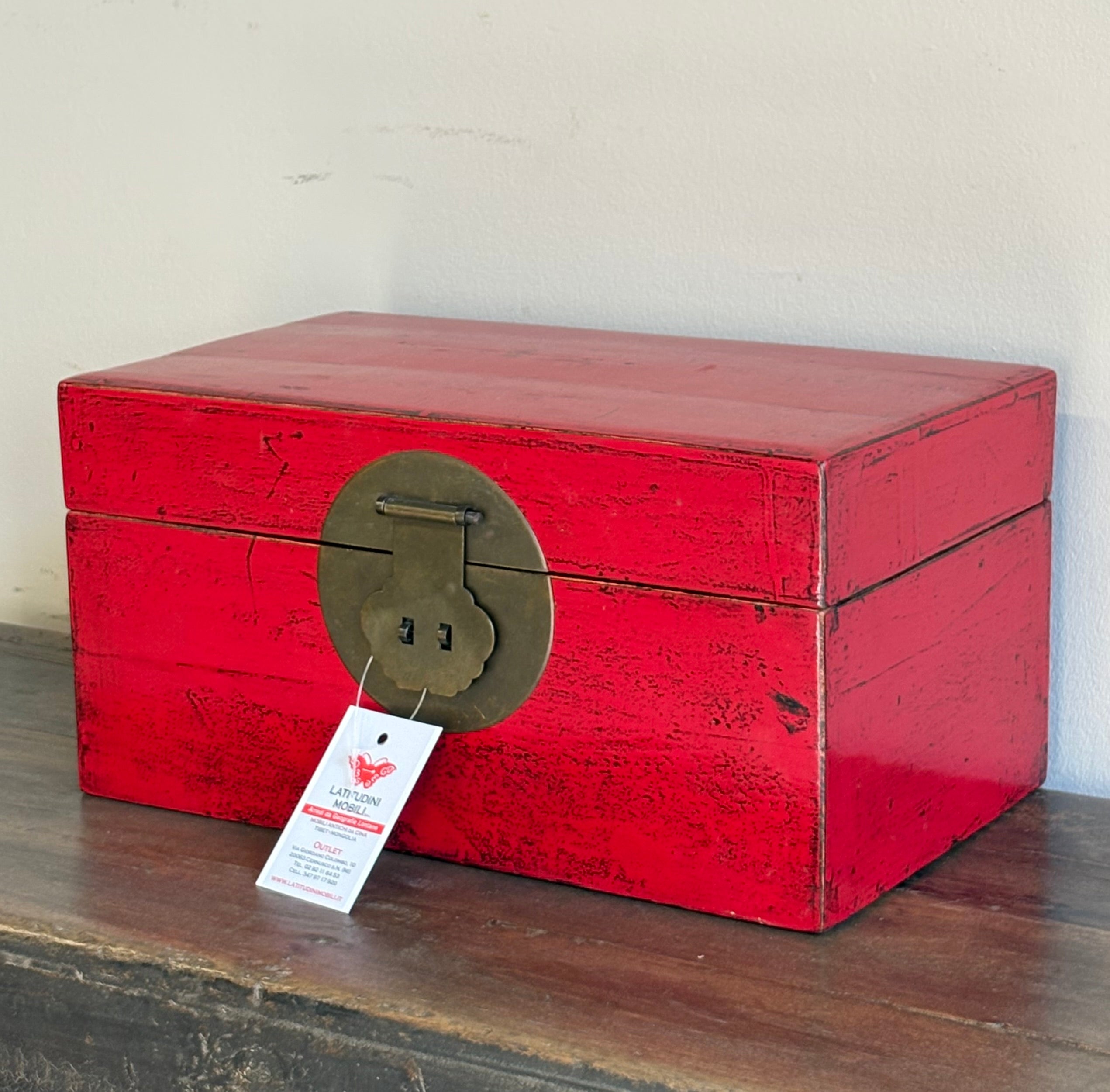 BAULETTO CINESE LACCA ROSSA