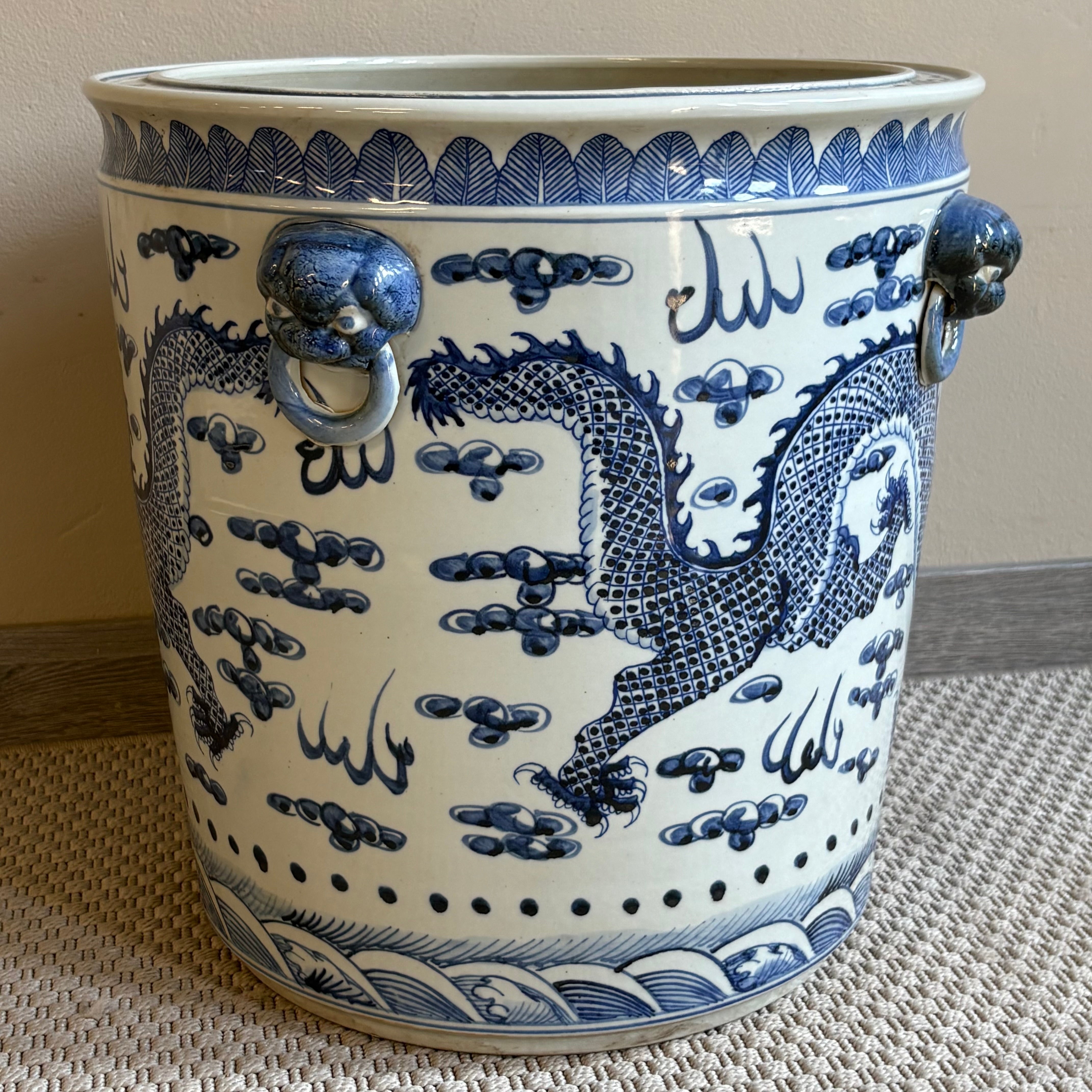 VASO CACHEPOT CERAMICA DECORATA